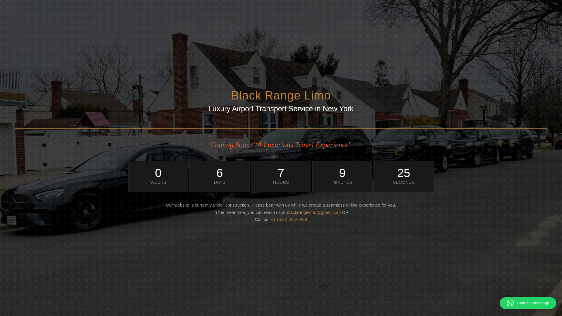 website screenshot of https://blackrangelimo.us/