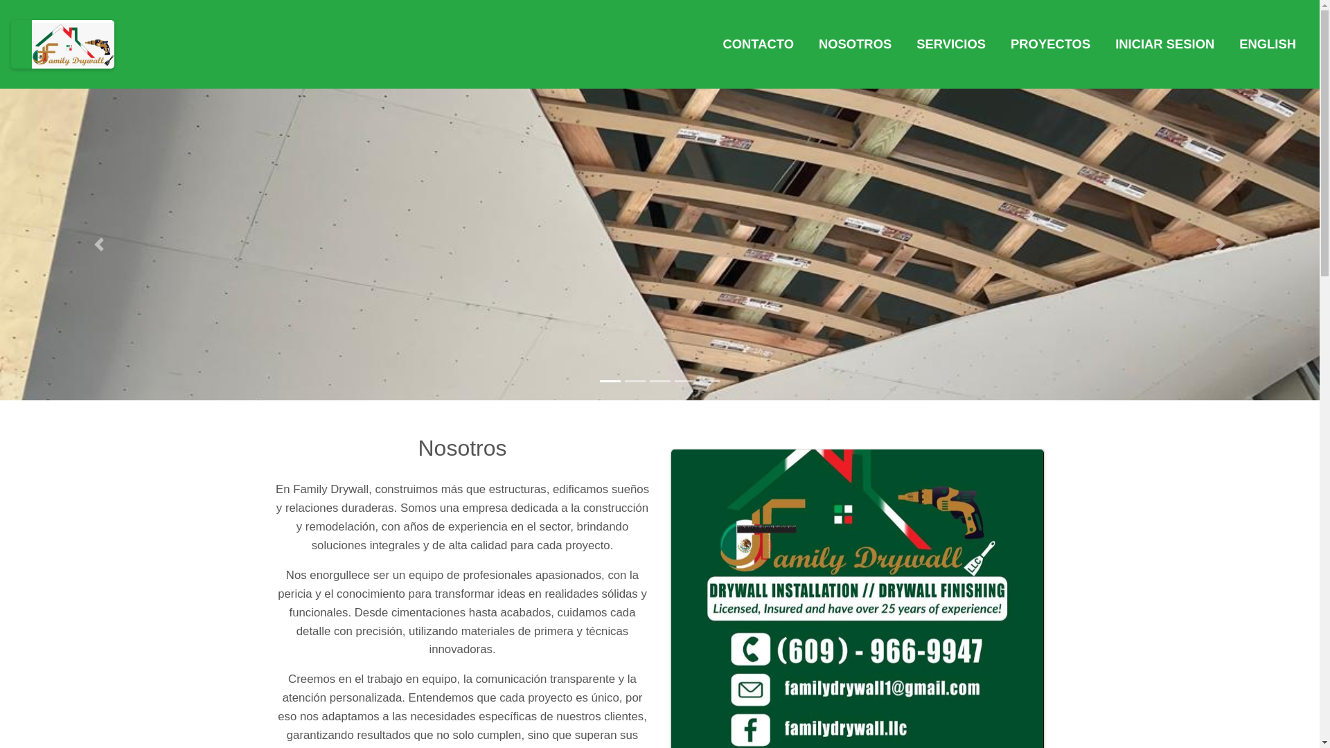 website screenshot of https://proyectoconstructora.site/