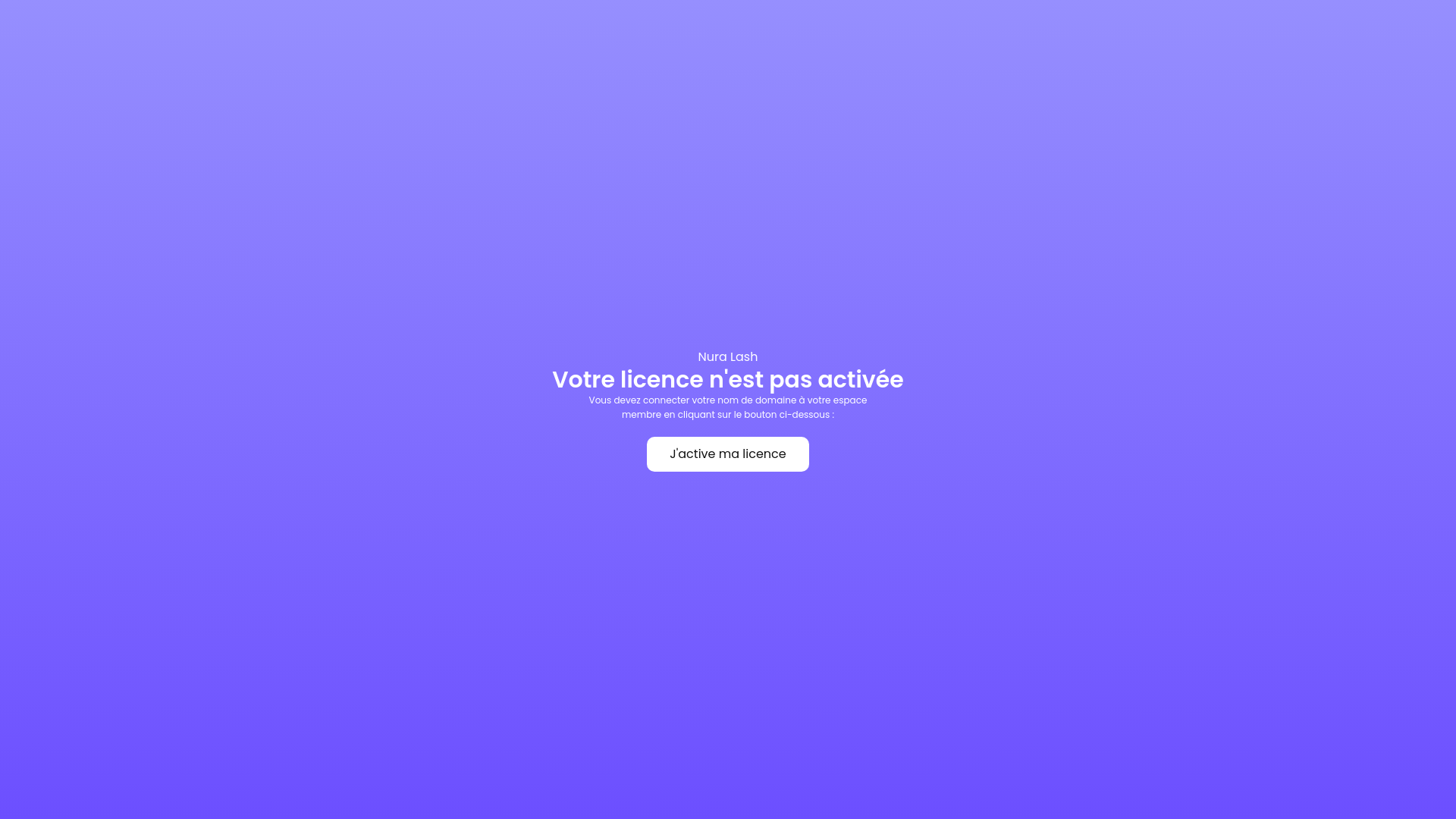 website screenshot of https://nura-lash.com/