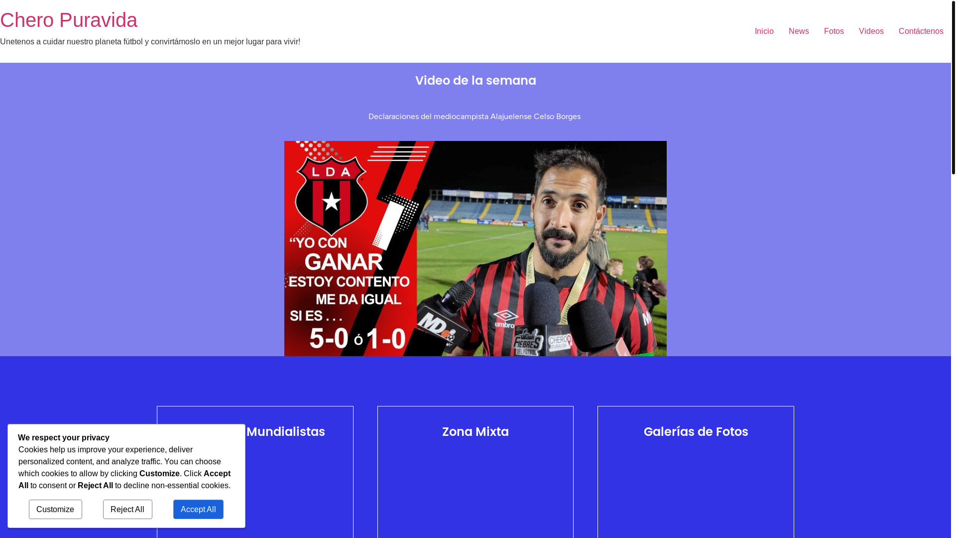 website screenshot of https://cheropuravida.com/
