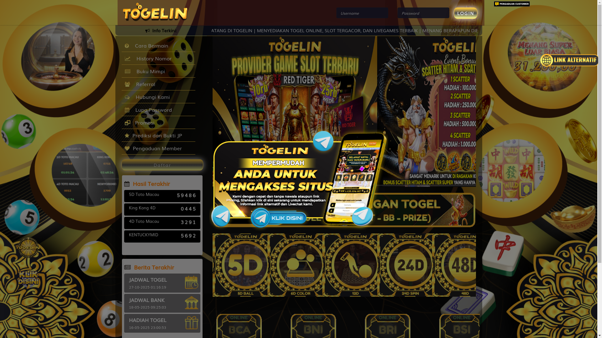 website screenshot of https://tglinpro.lol/