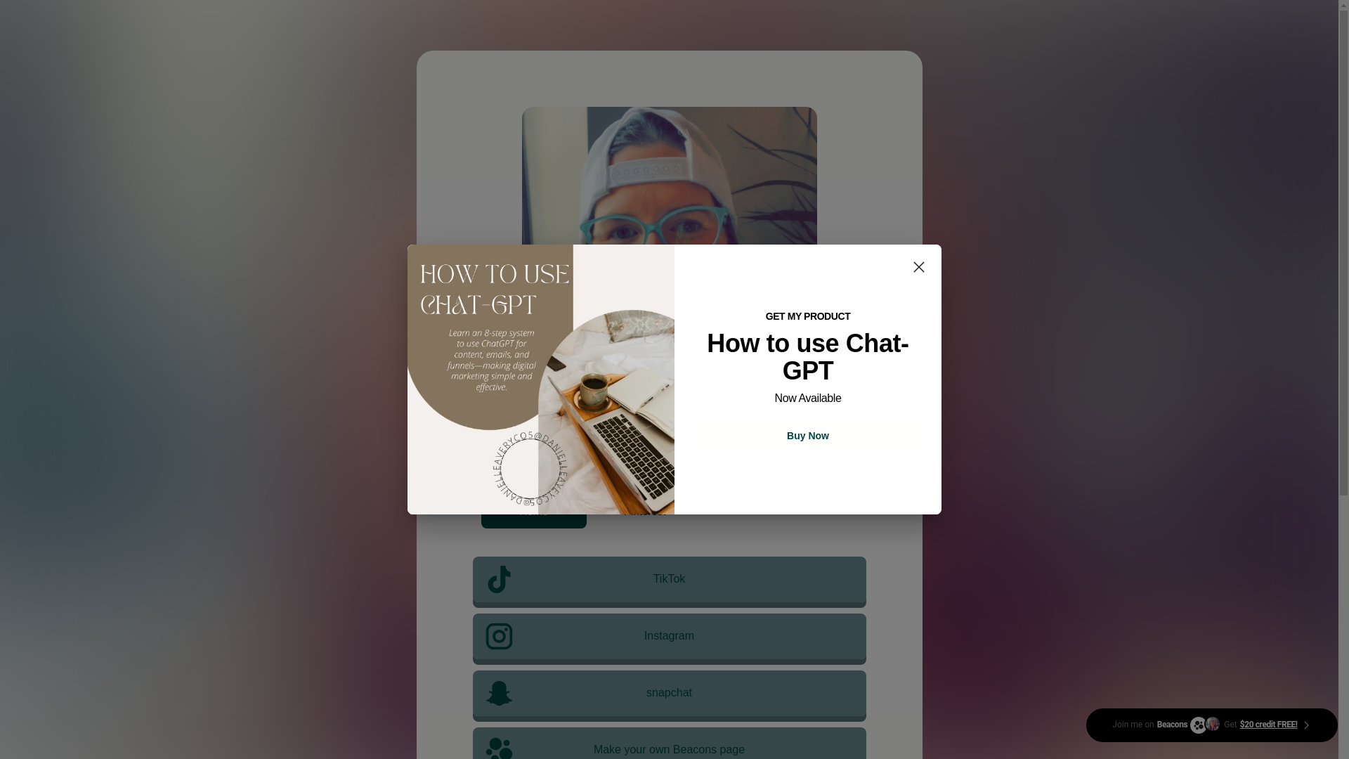 website screenshot of https://danielleavery5.store/