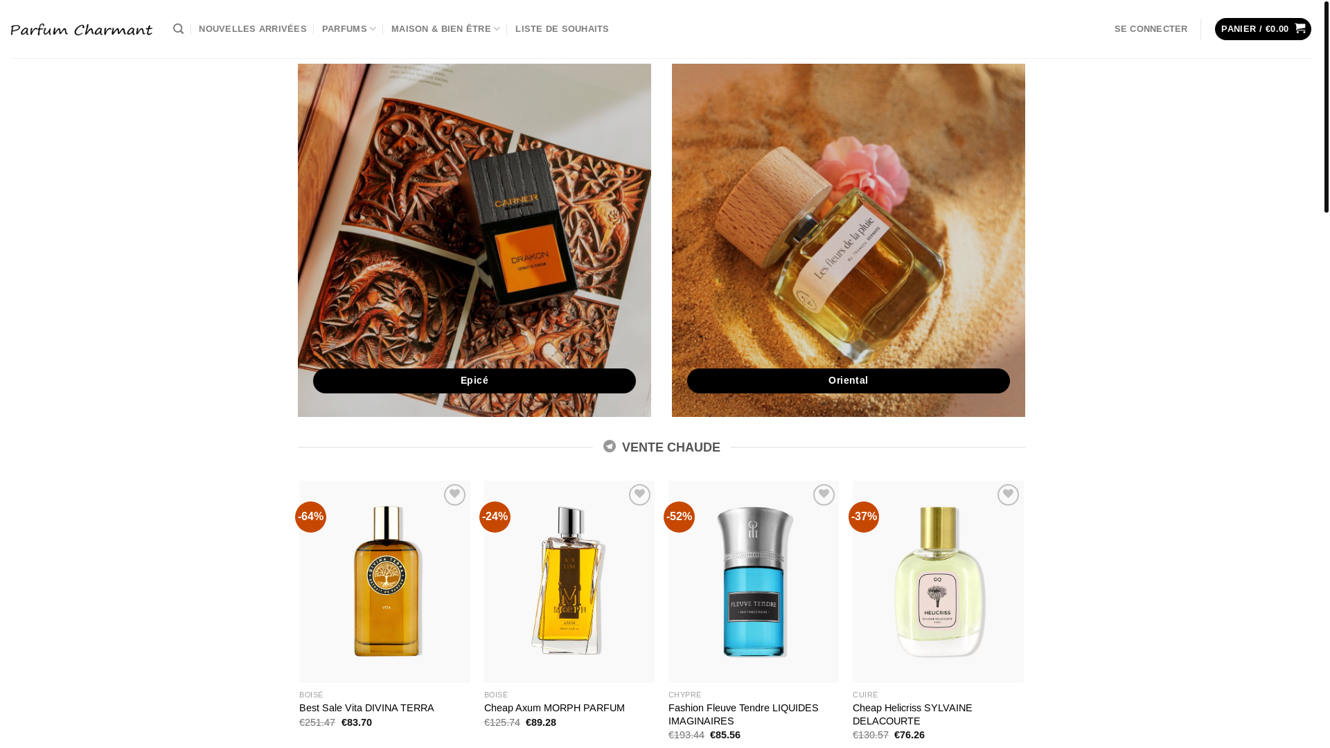 website screenshot of https://parfumcharmant.com/