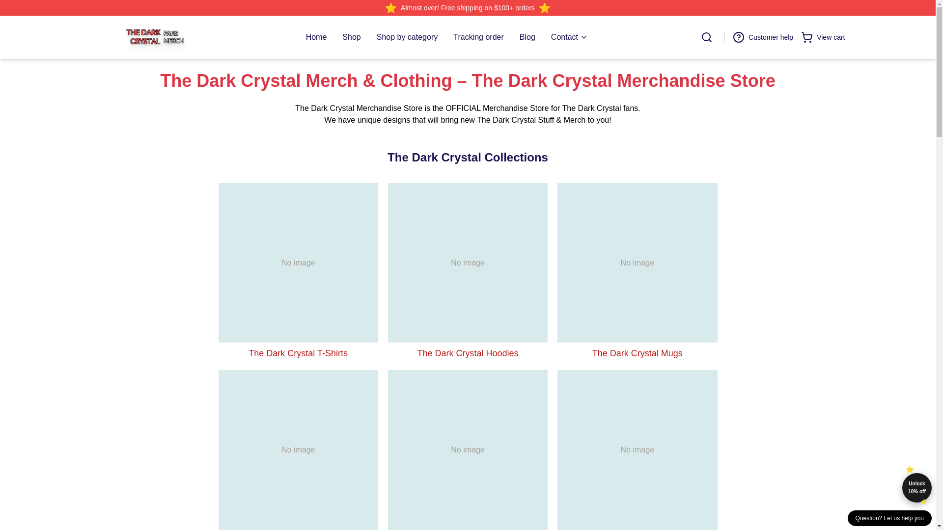 website screenshot of https://thedarkcrysta.shop/