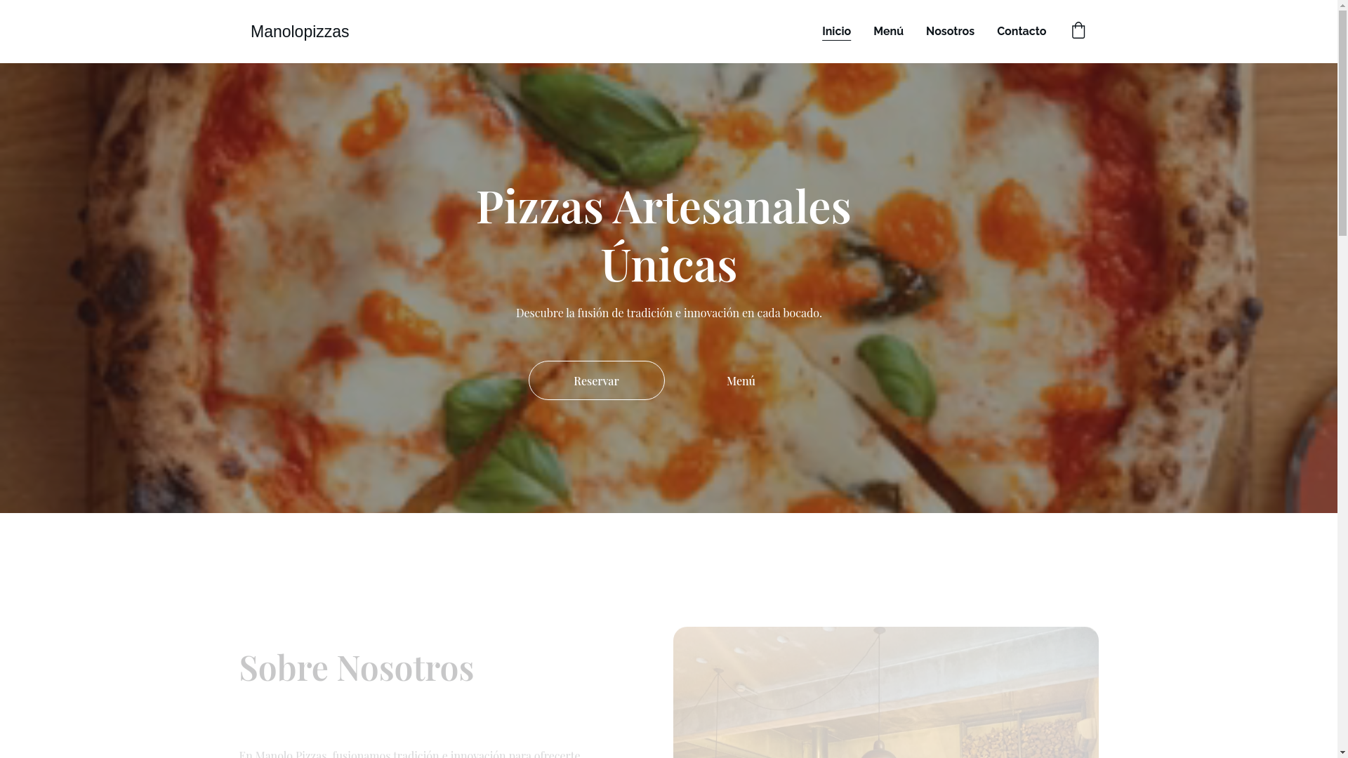 website screenshot of https://manolopizzas.icu/