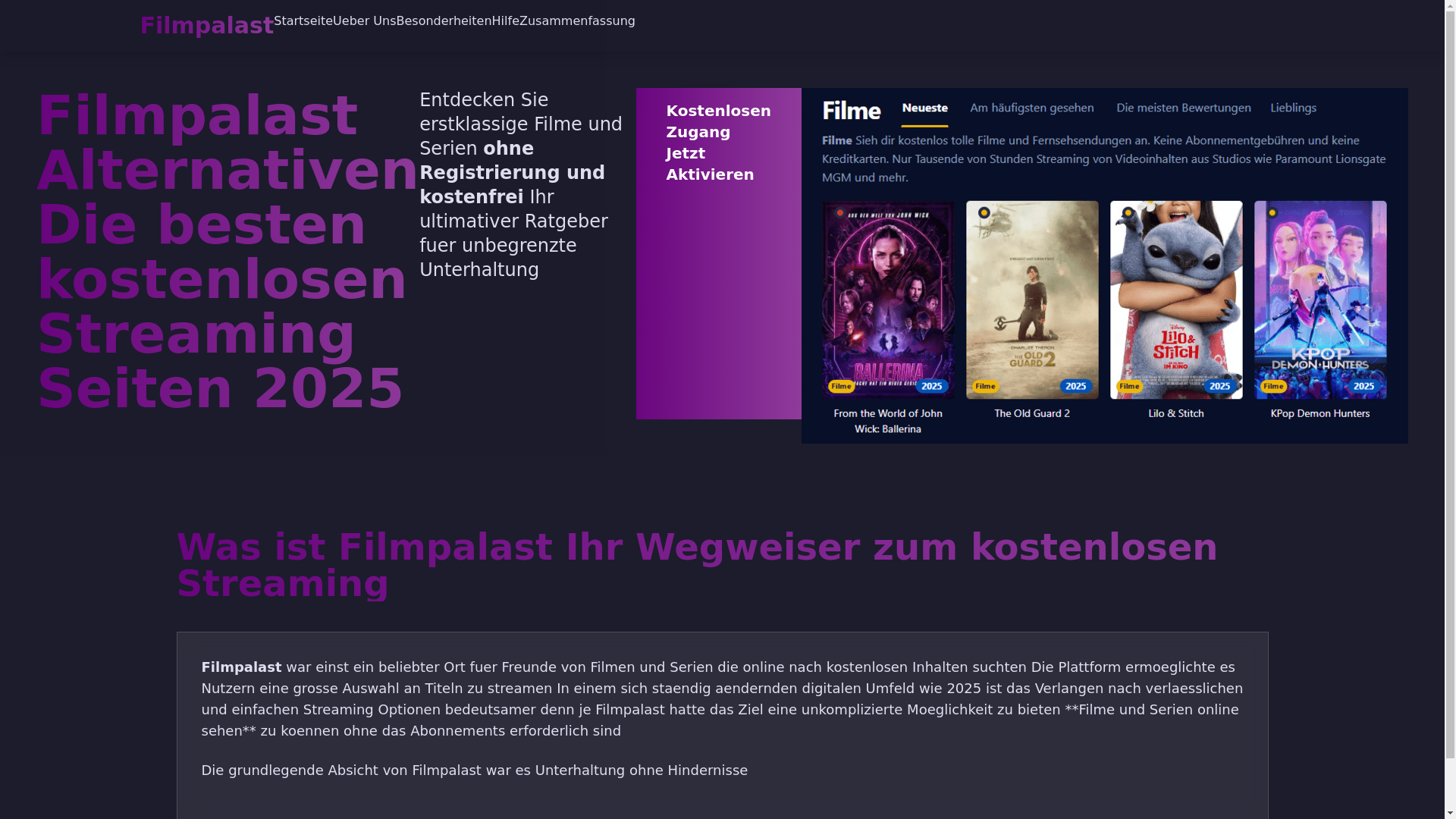 website screenshot of https://filmpalast-xrx4.pages.dev/