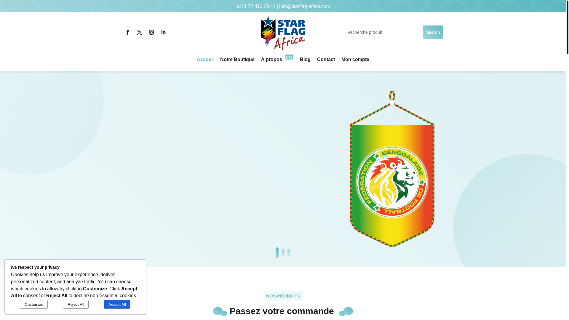website screenshot of https://starflagafrica.com/