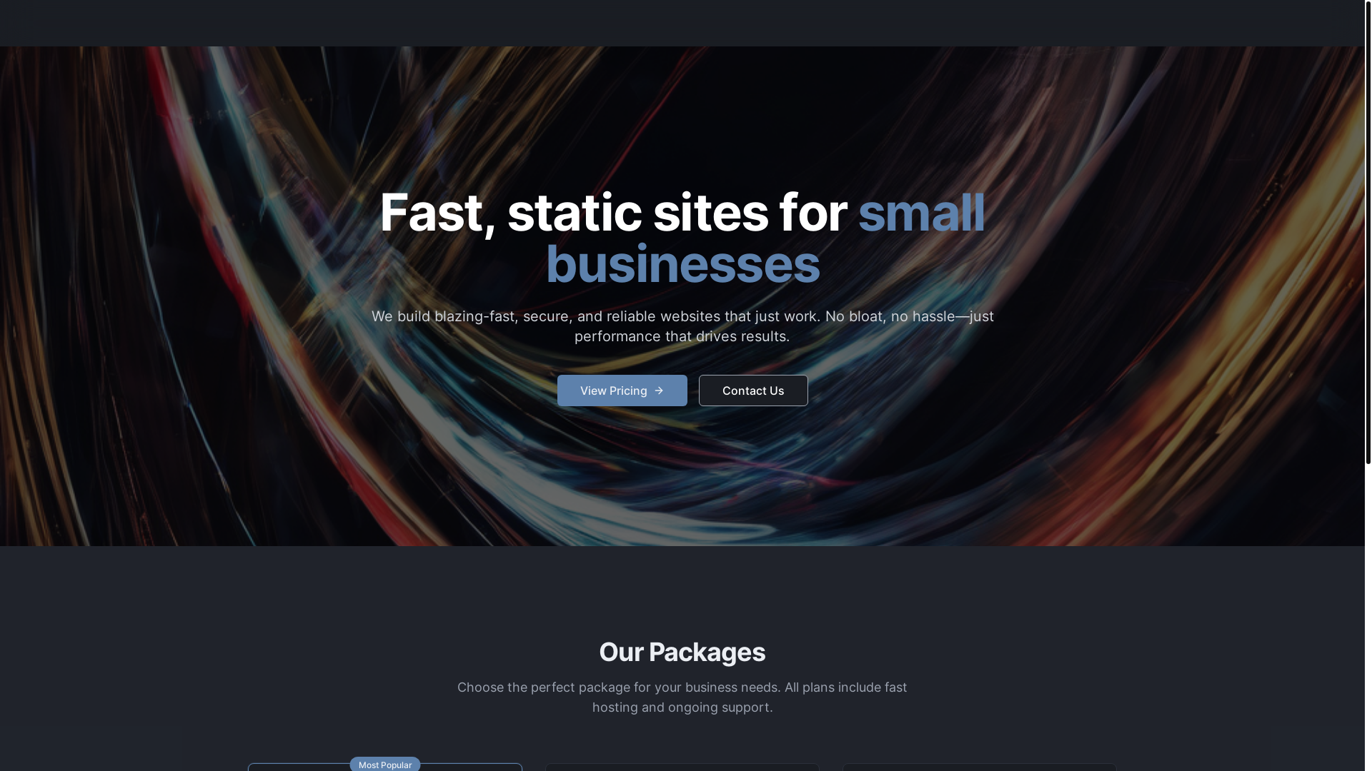 website screenshot of https://staticfish-v2.pages.dev/