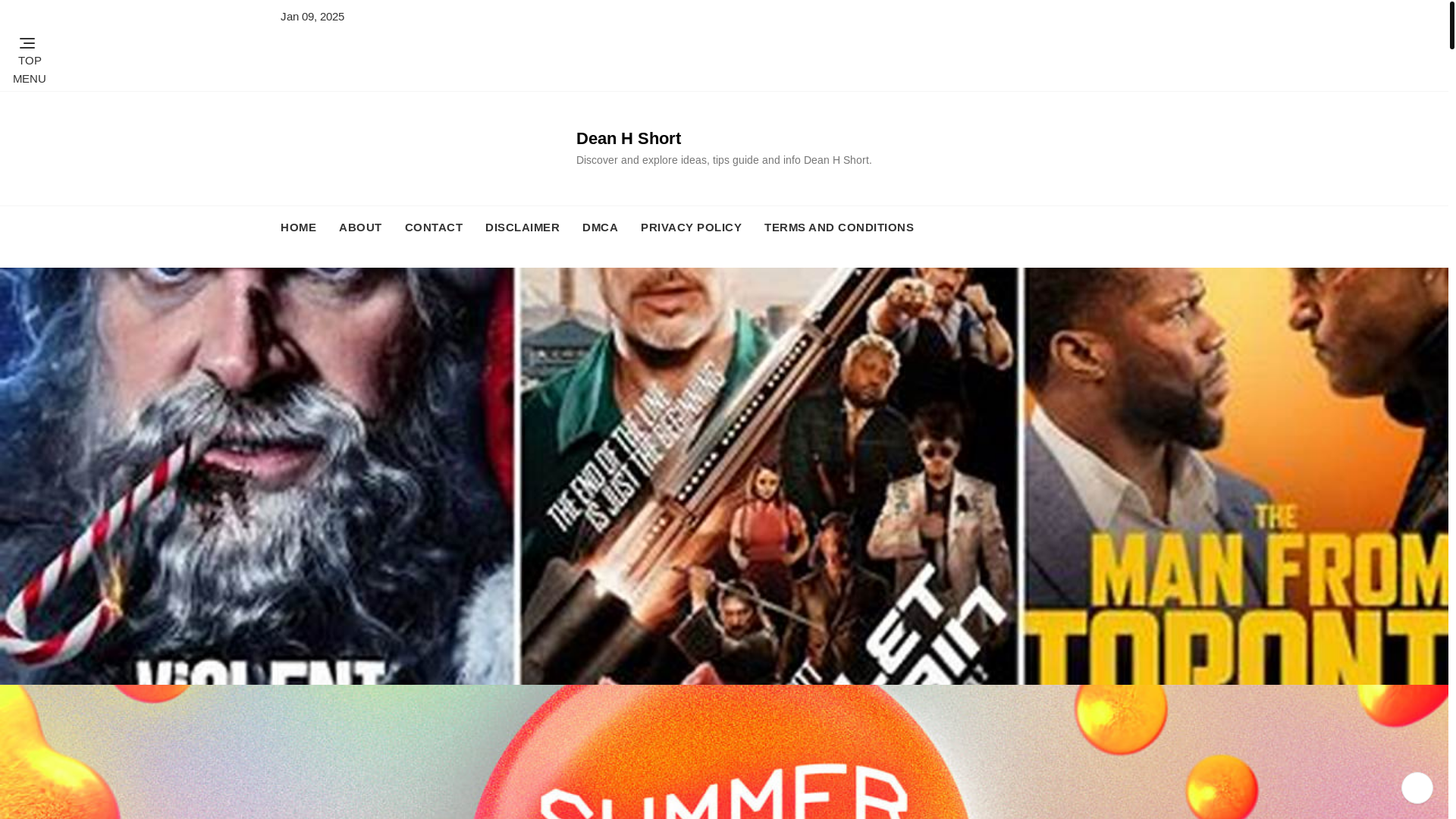 website screenshot of https://deanhshort.pages.dev/