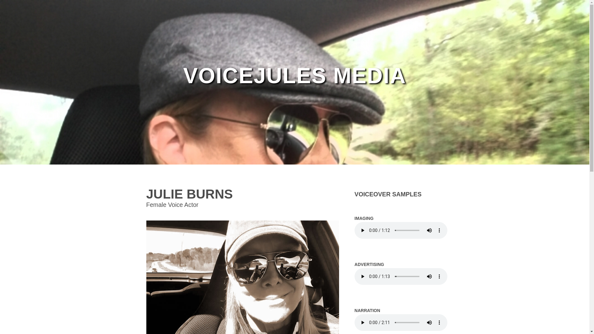 website screenshot of https://julesvoice.com/
