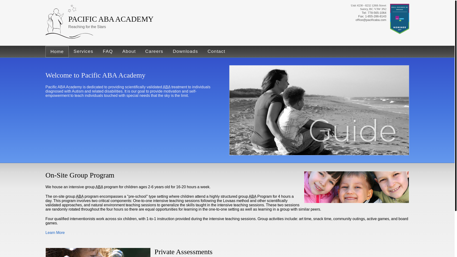 website screenshot of https://pacificaba-svelte.pages.dev/