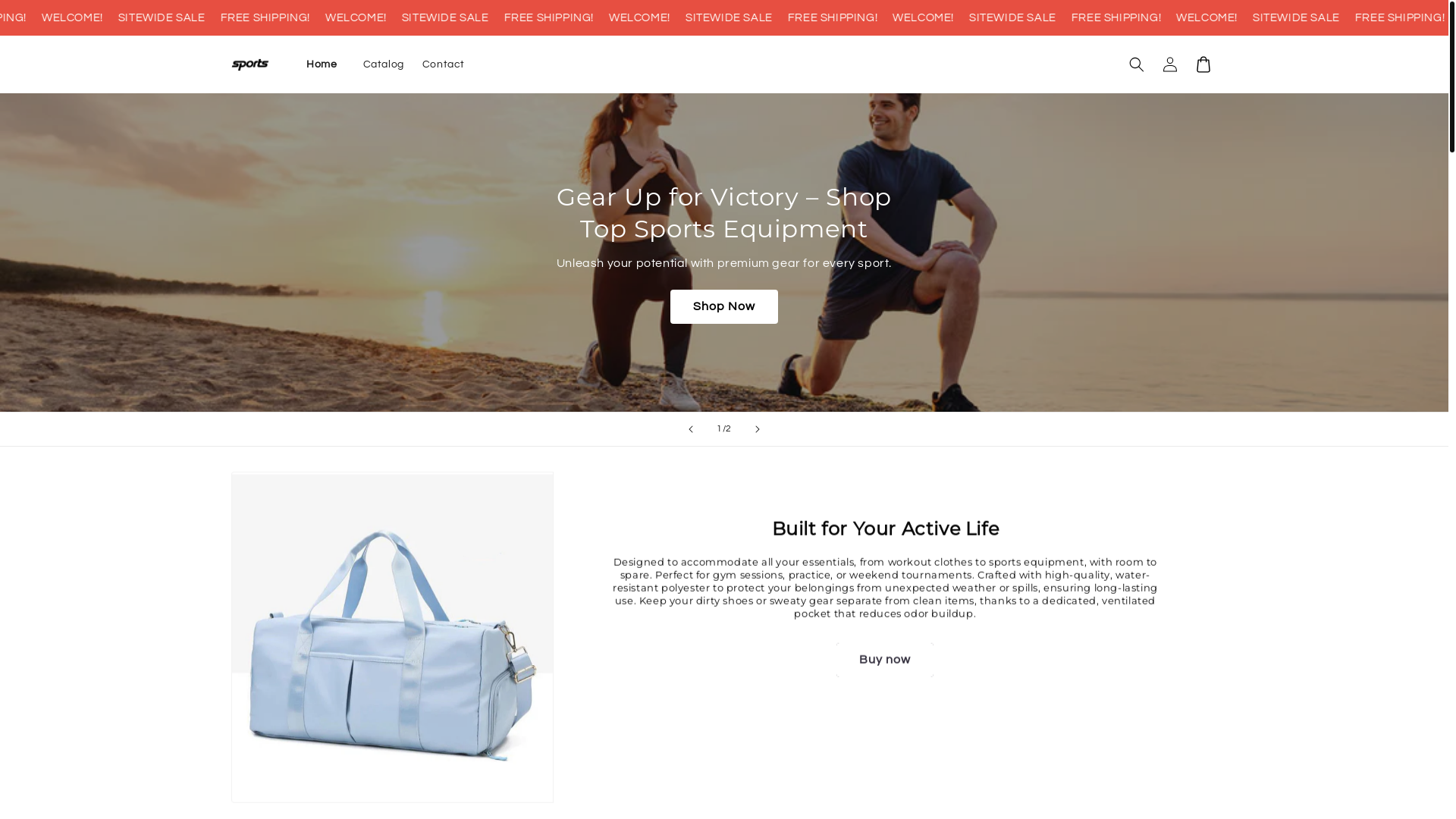 website screenshot of https://shredcore.store/