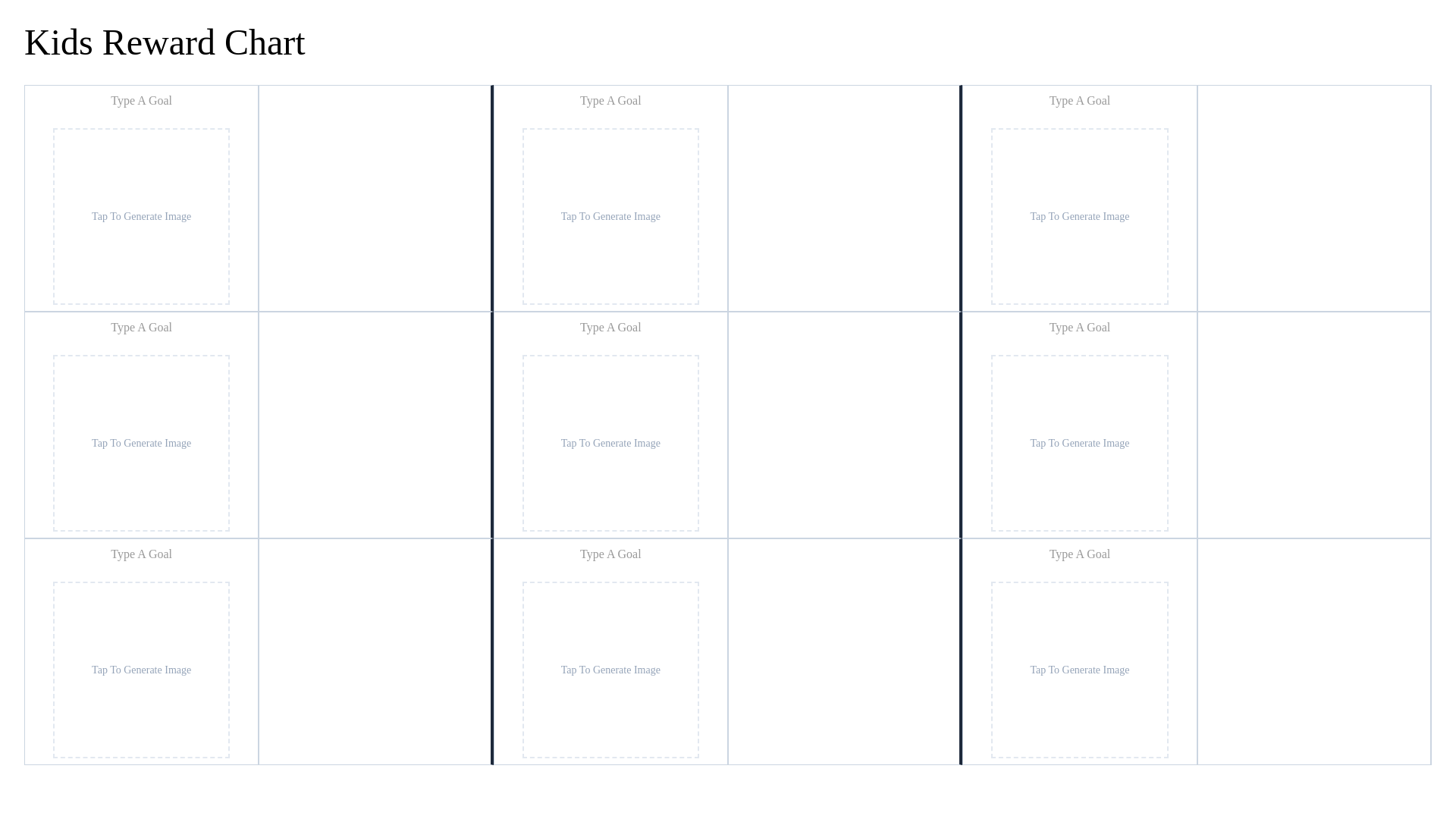 website screenshot of https://kidsrewardchart.pages.dev/