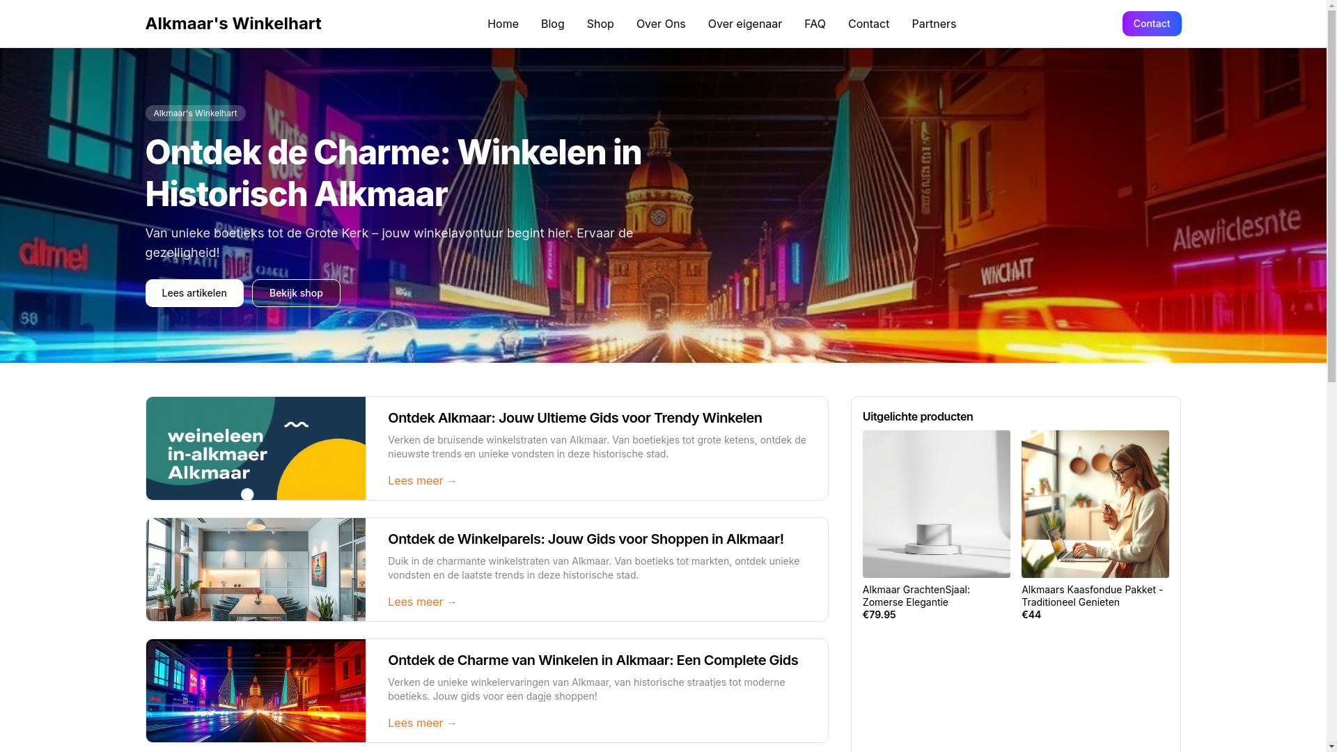 website screenshot of https://winkelsalkmaar-nl.pages.dev/