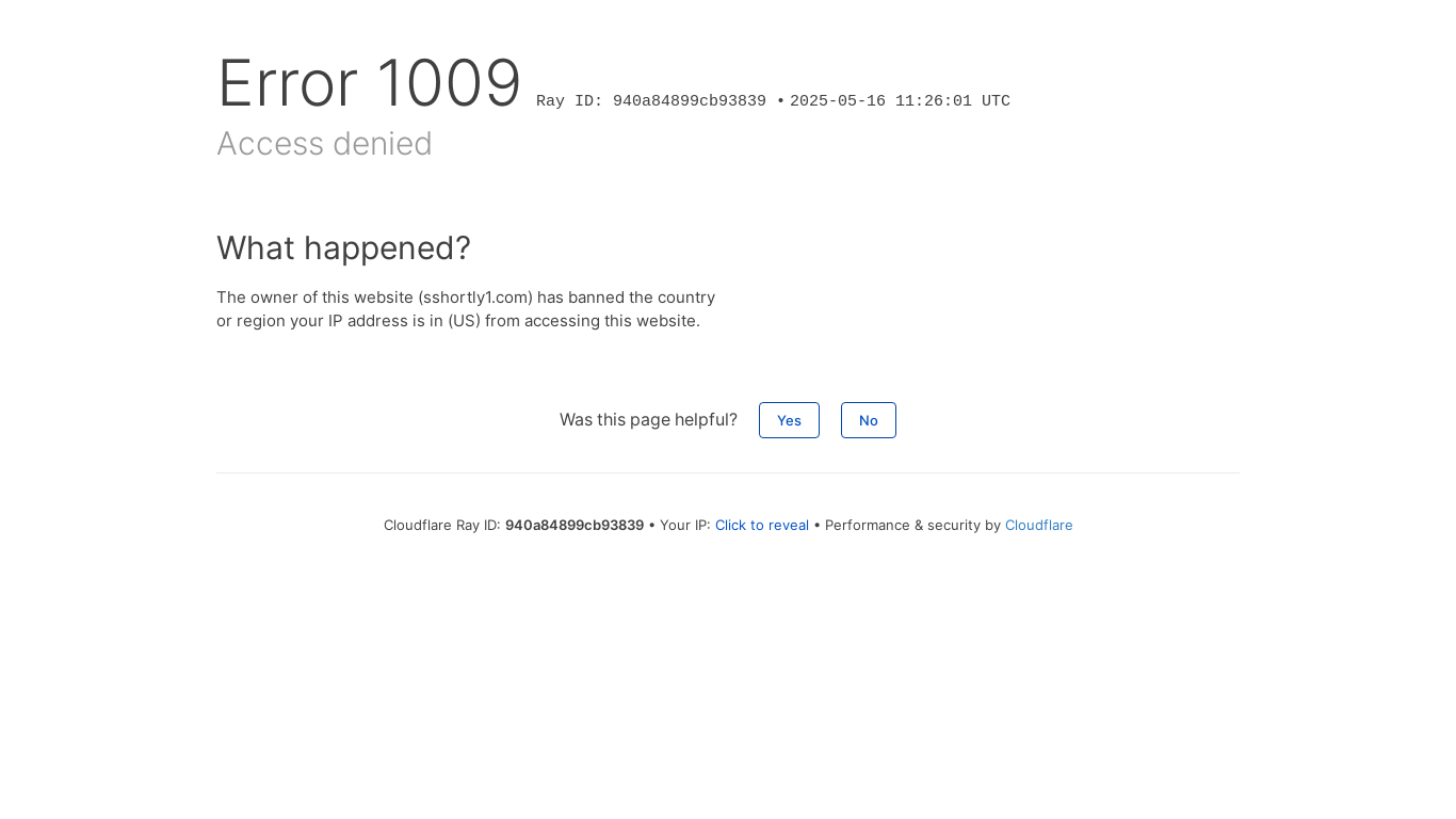 website screenshot of https://sshortly1.com/6bb1223
