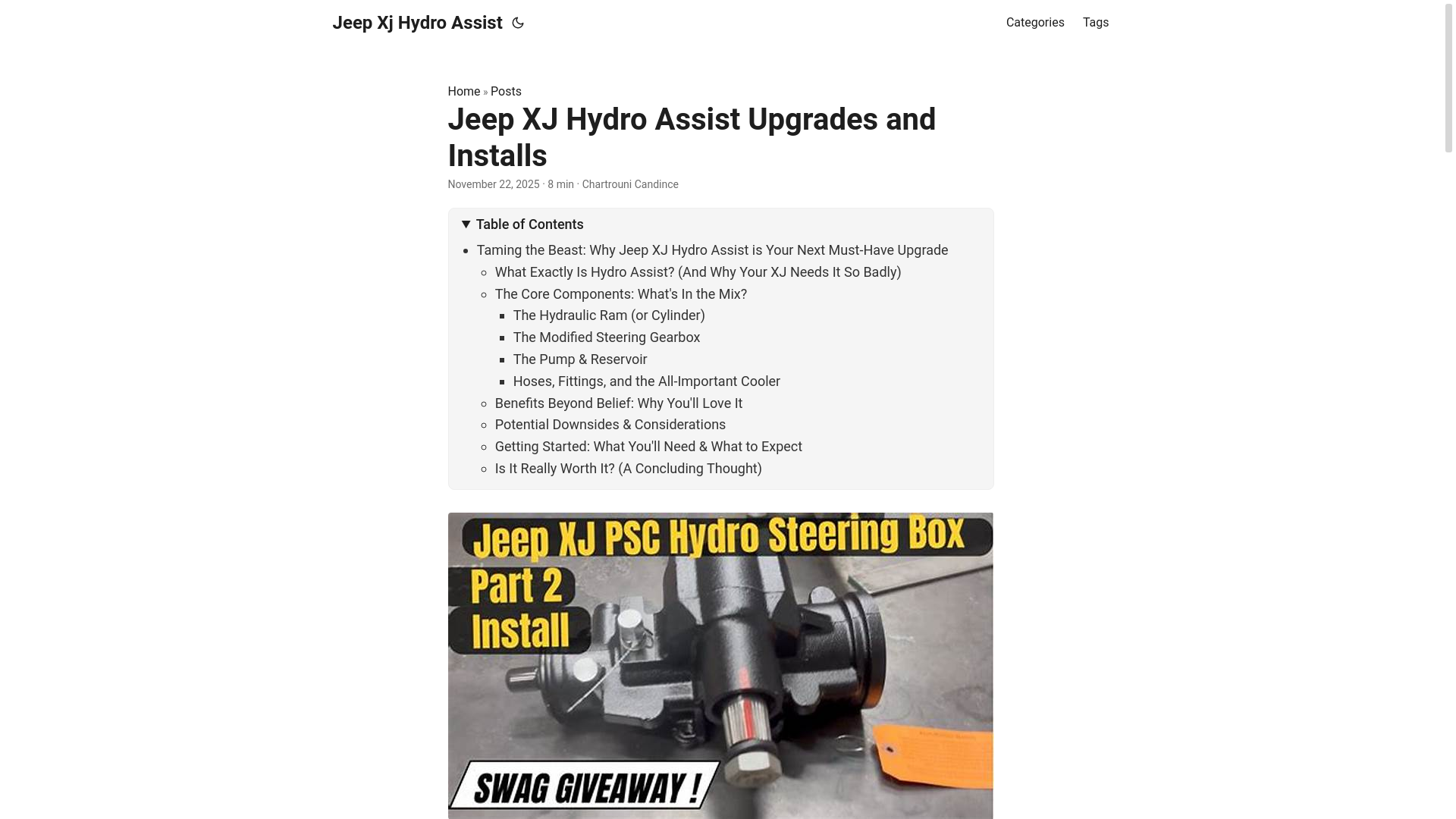website screenshot of https://jeepxjhydroassist2.pages.dev/
