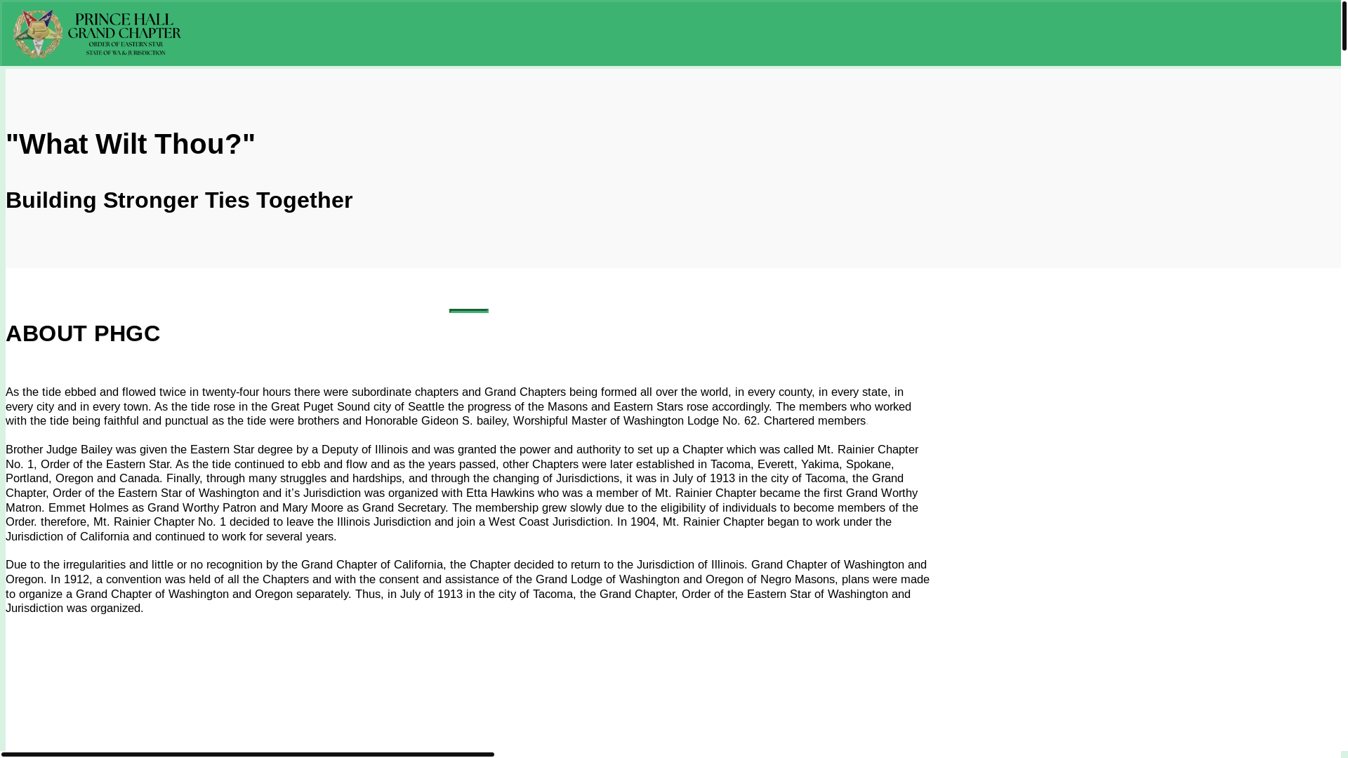 website screenshot of https://phgcoeswa.org/