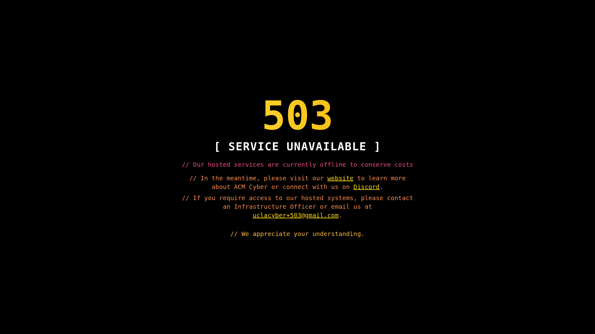website screenshot of https://acm-cyber-503.pages.dev/