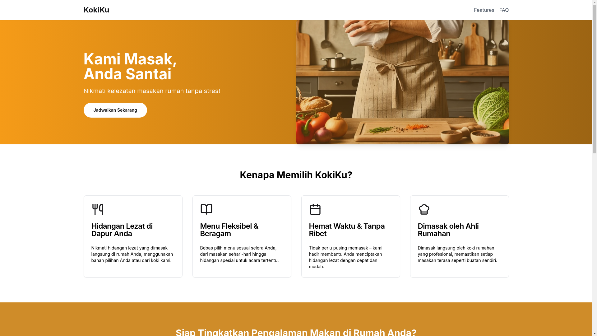 website screenshot of https://homecook.pages.dev/