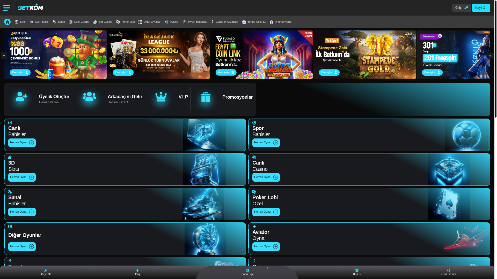 website screenshot of https://betkom1270.com/