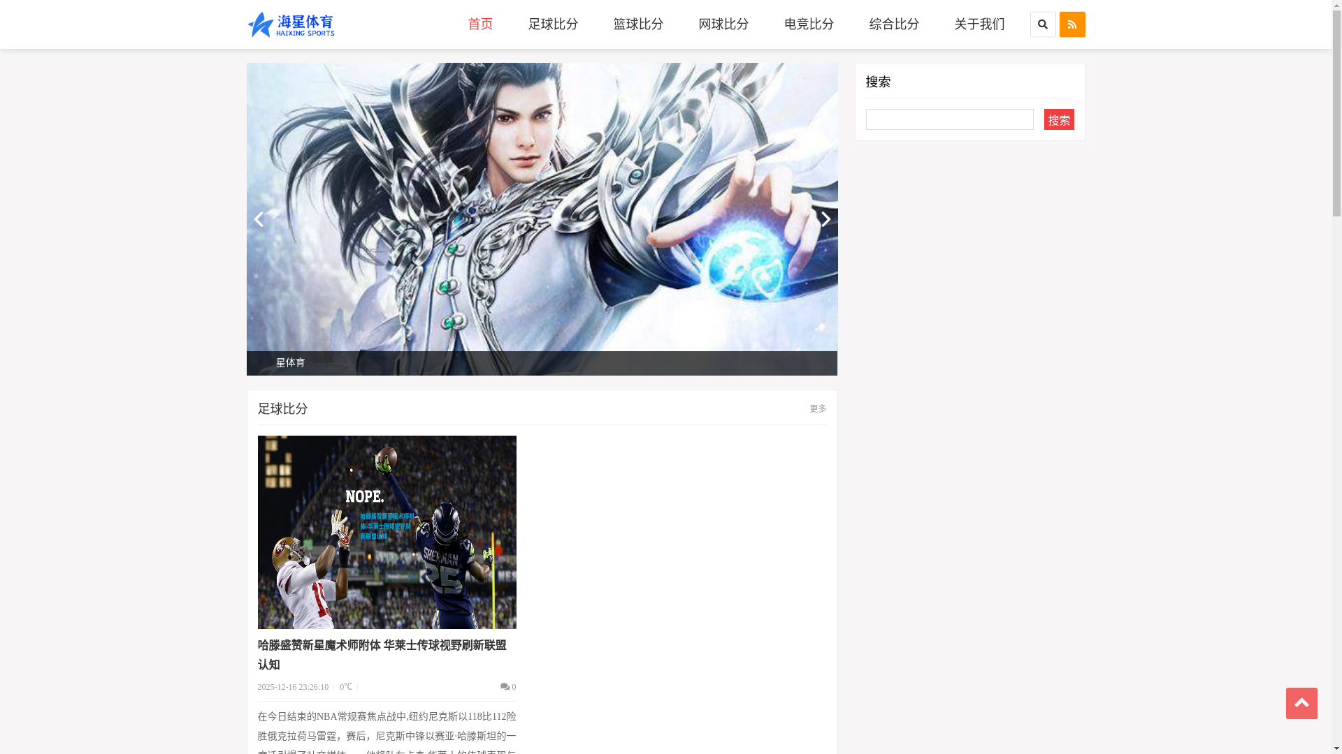 website screenshot of https://zhv-haixing-sports.com/