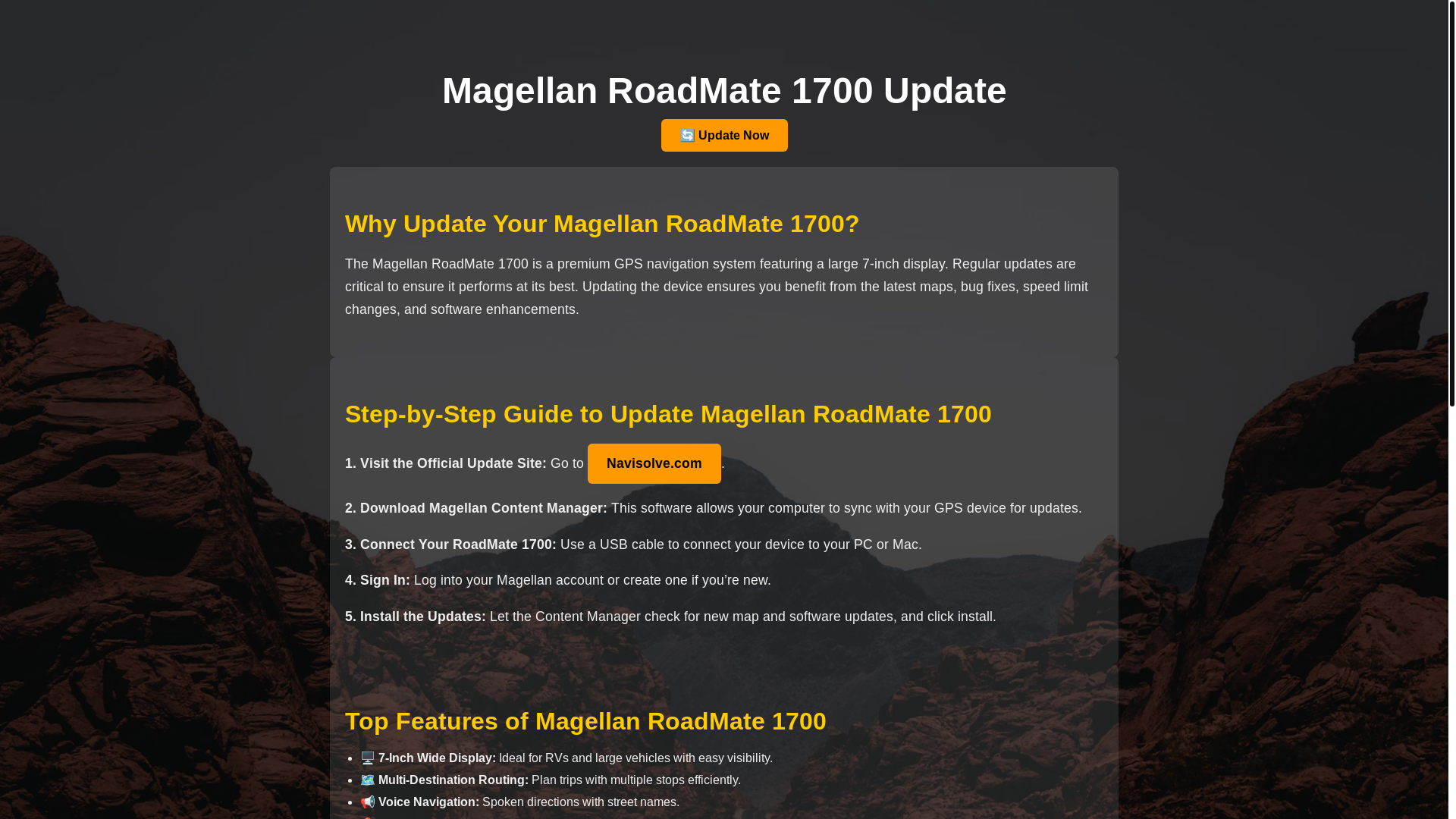 website screenshot of https://magellan-roadmate-1700.pages.dev/