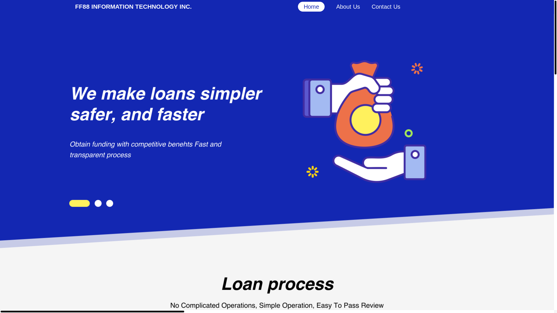 website screenshot of https://ff88-tech.com/