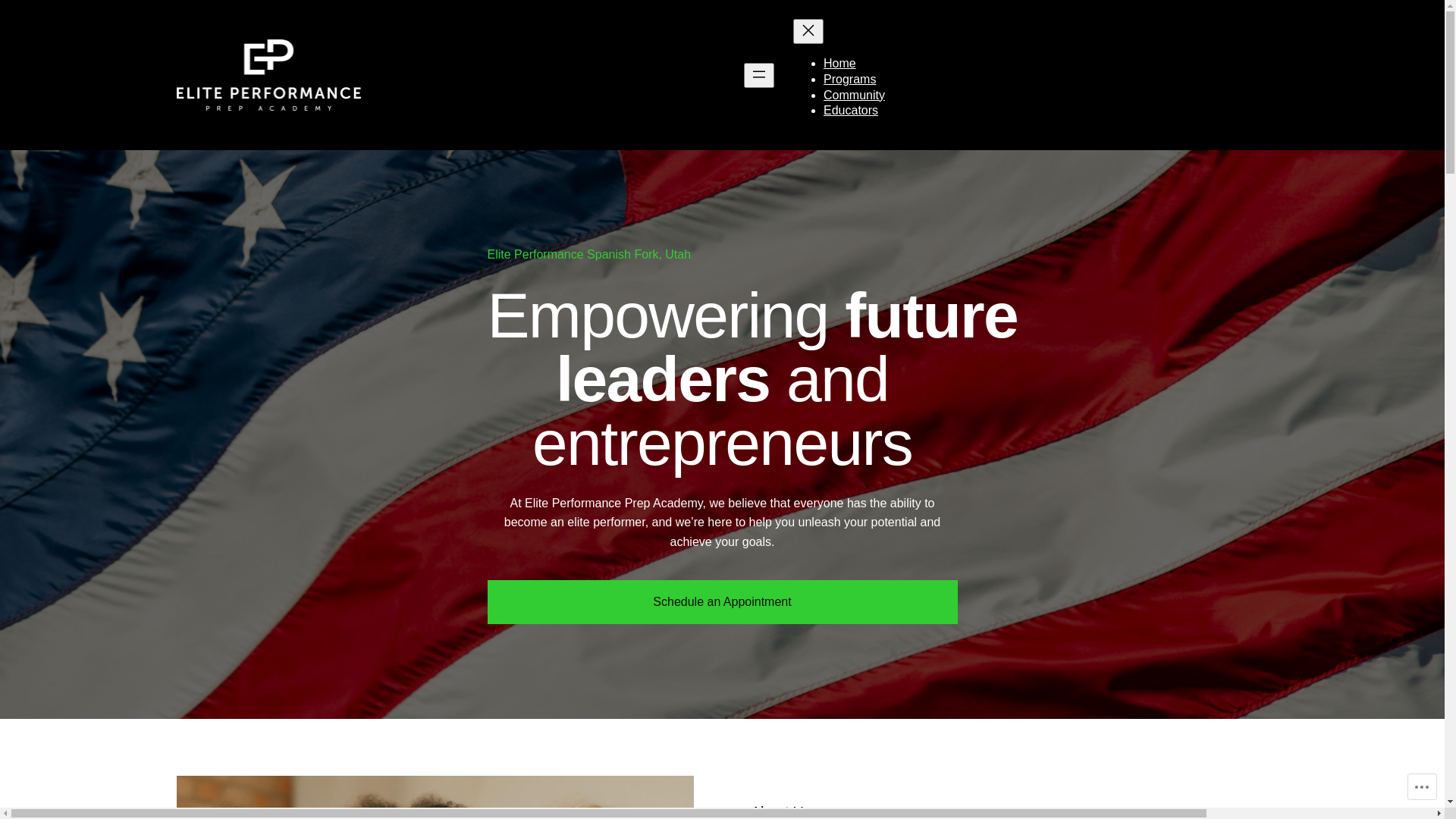 website screenshot of https://elitespanishfork.com/