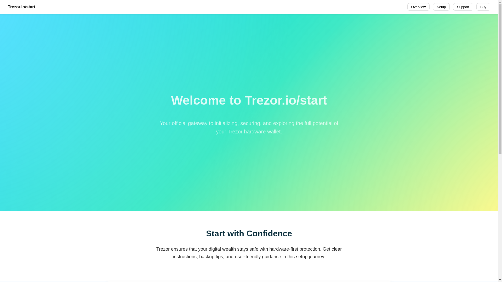 website screenshot of https://doc-trezor-start-eag.pages.dev/