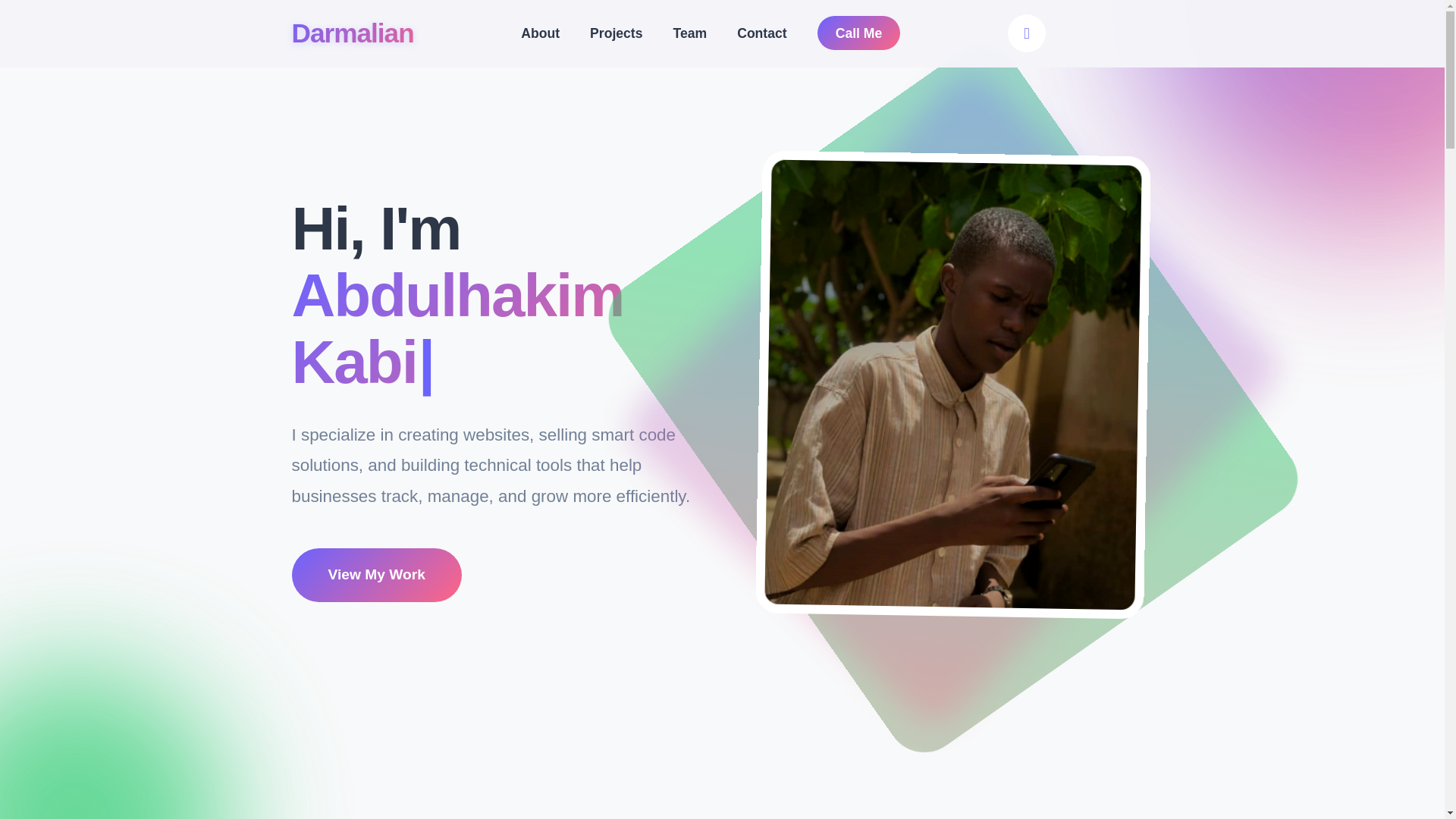 website screenshot of https://darmalian.pages.dev/