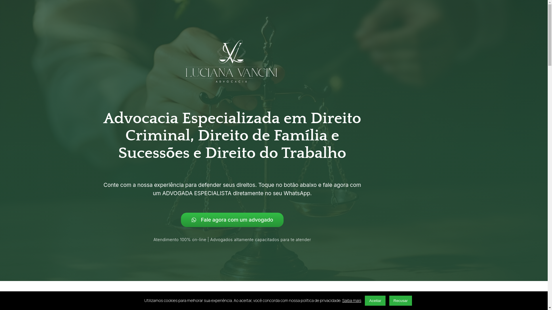 website screenshot of https://lucianavancini.com.br/