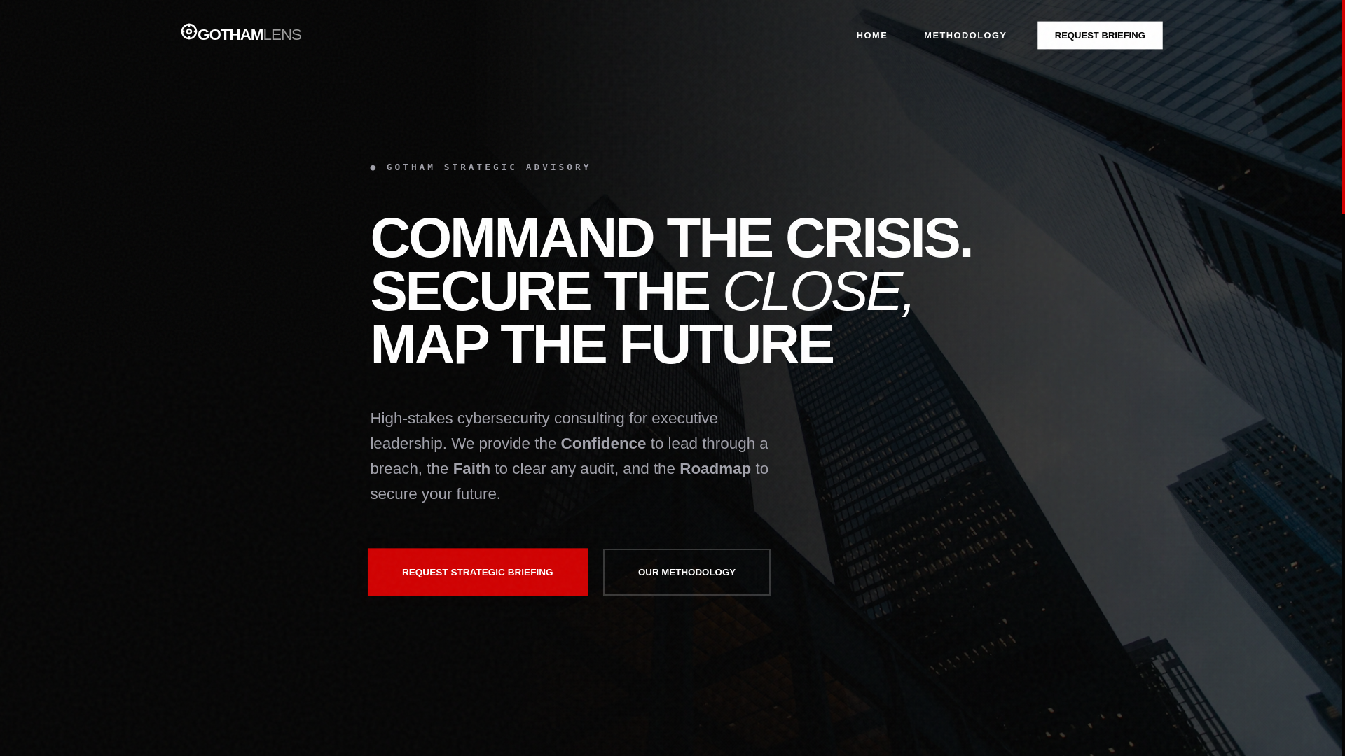 website screenshot of https://gothamlens.com/