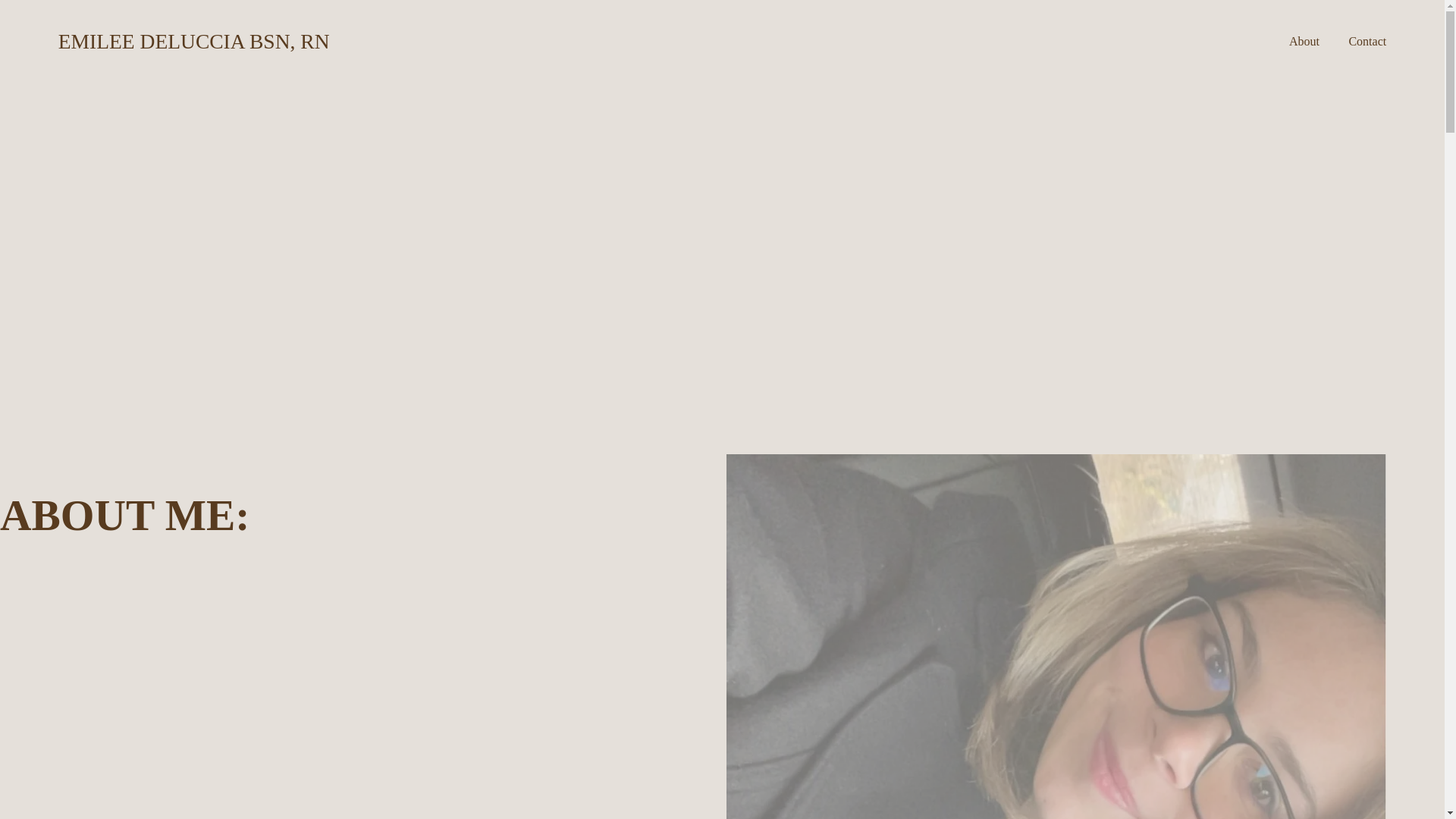 website screenshot of https://emileedelucciabsnrn.com/