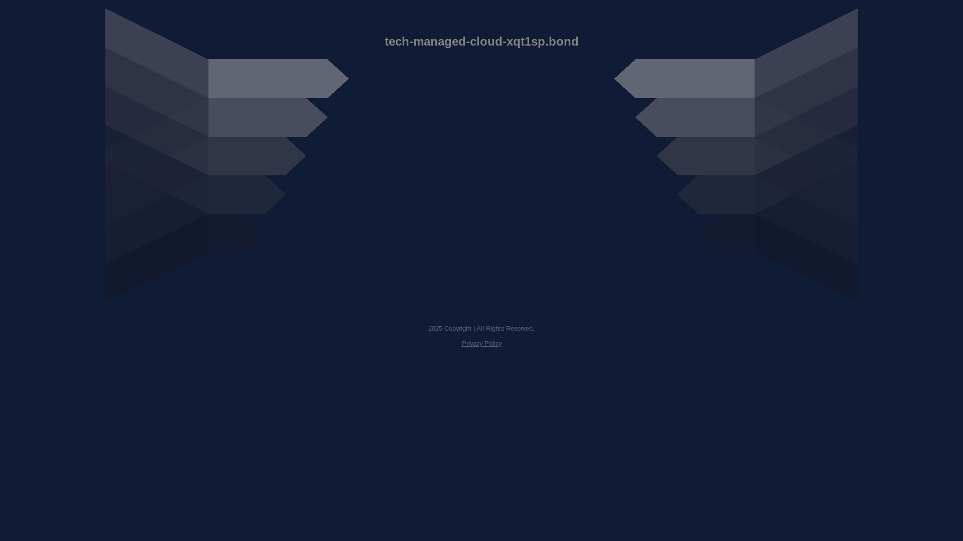 website screenshot of https://tech-managed-cloud-xqt1sp.bond/