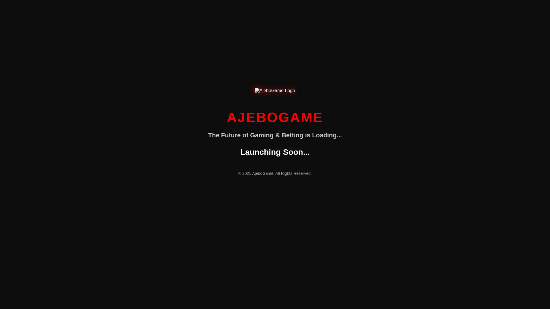 website screenshot of https://ajebogame.com.ng/