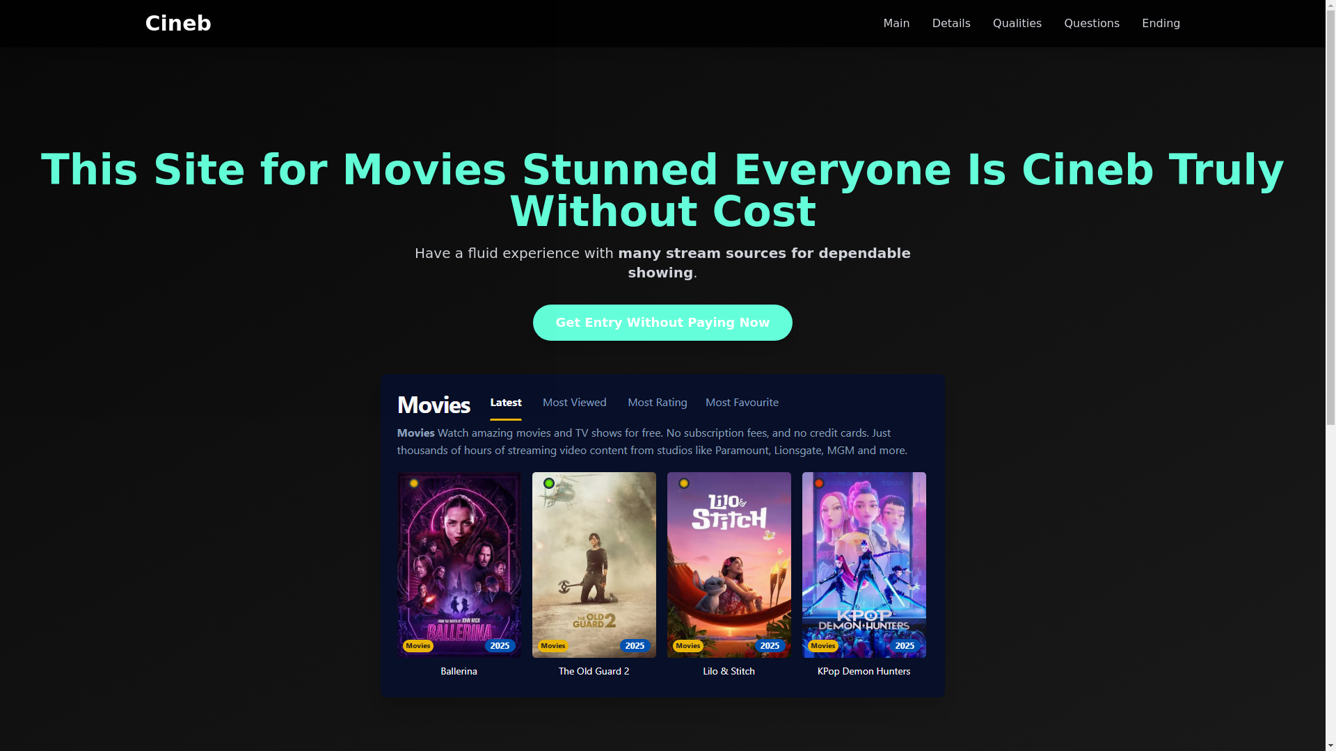 website screenshot of https://cineb-f5zy.pages.dev/