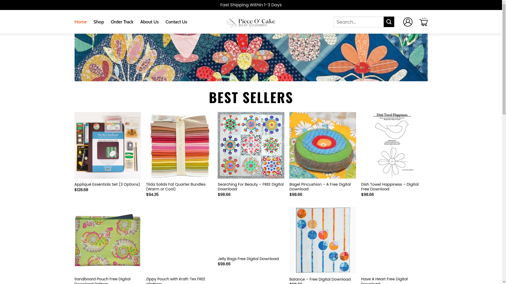website screenshot of https://propieceocake.shop/
