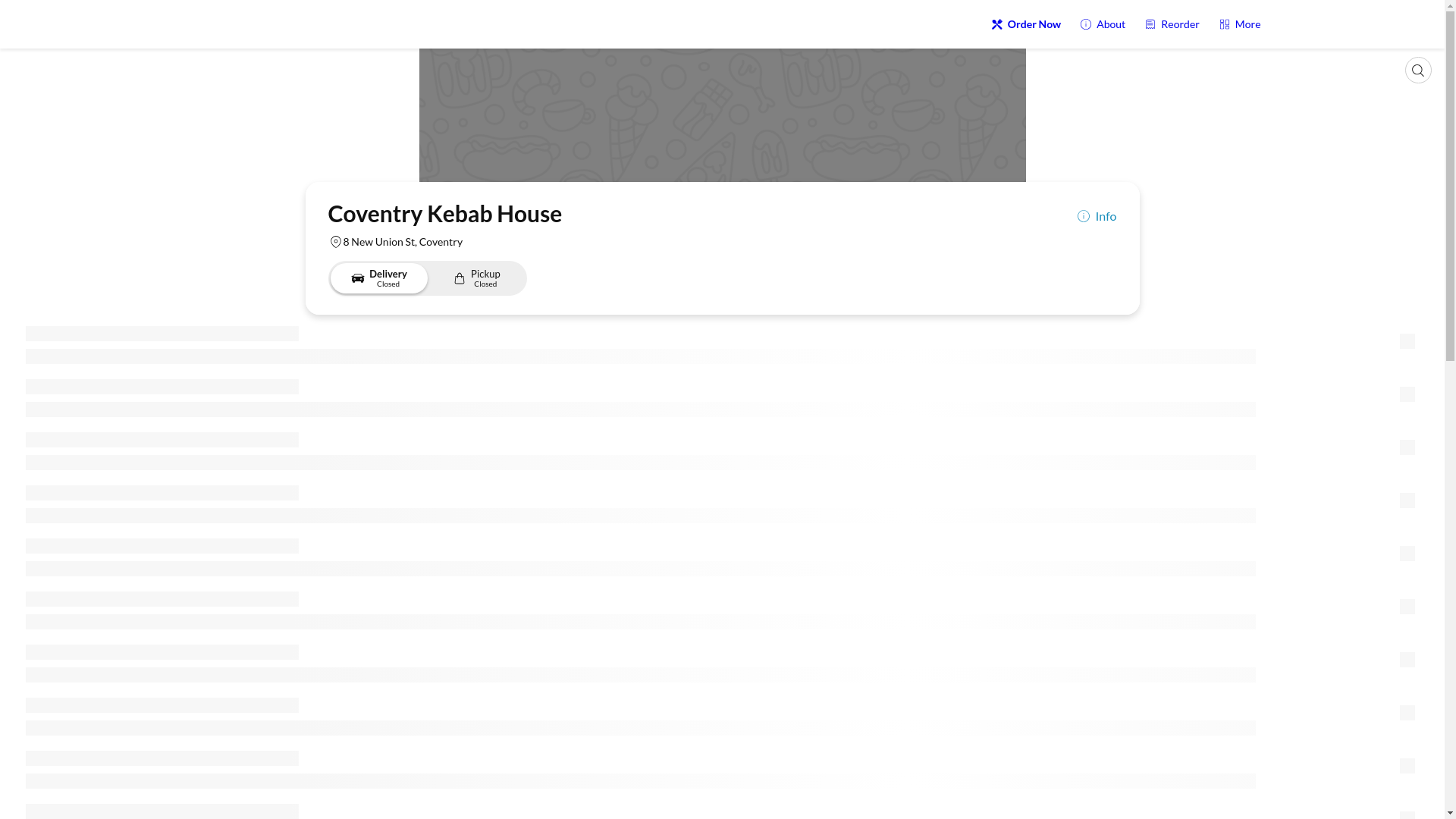 website screenshot of https://coventrykebabhouse.com/