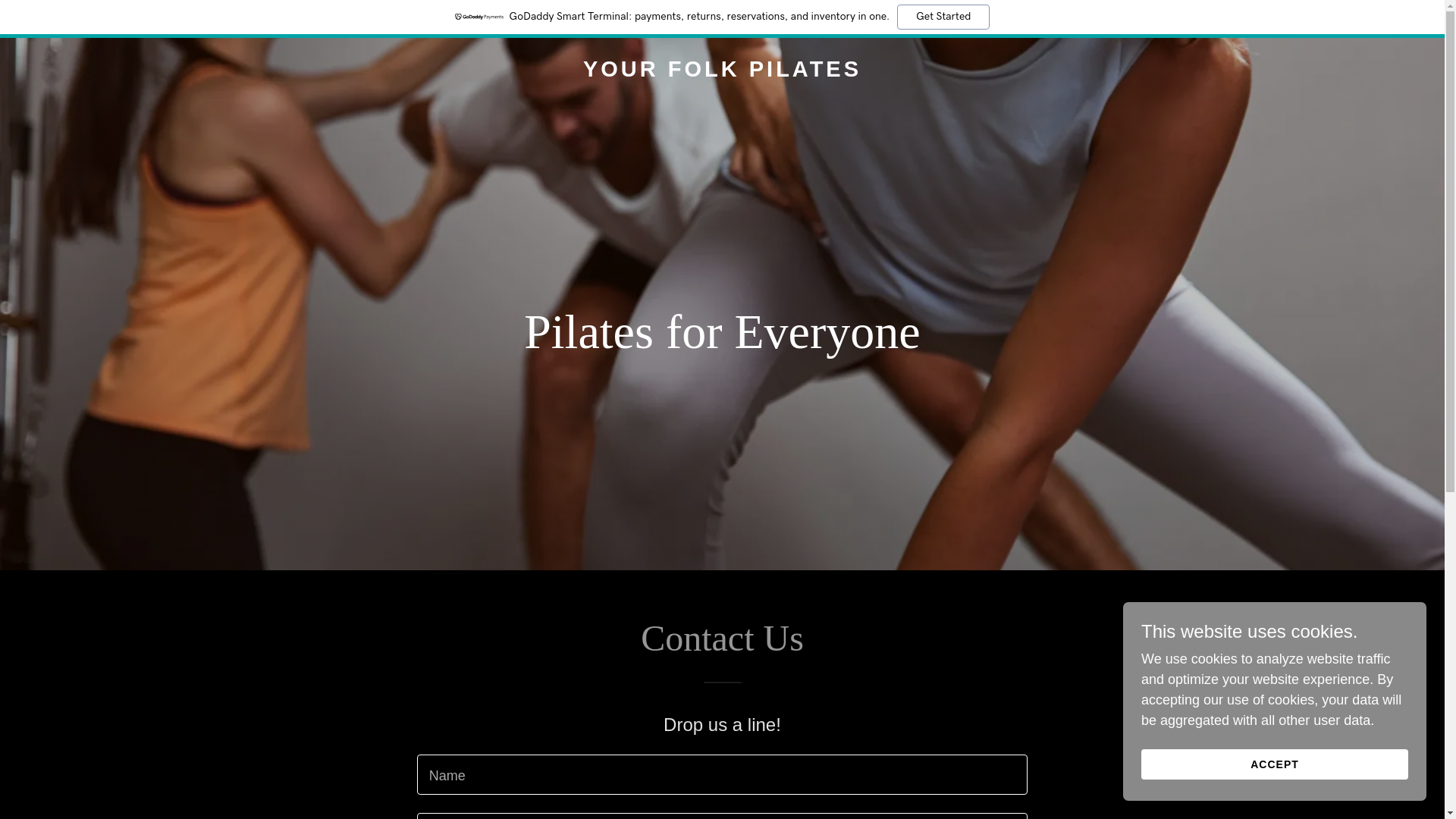 website screenshot of https://yourfolkpilates.com.au/