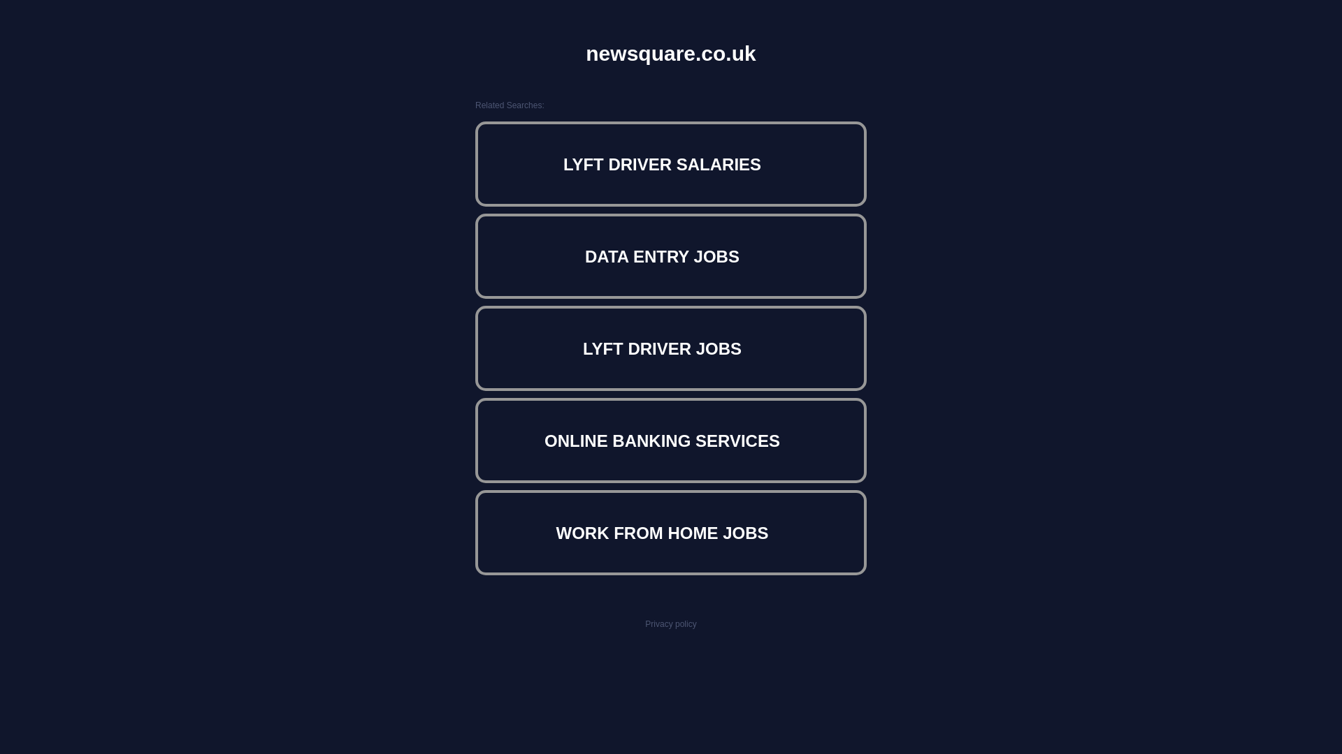 website screenshot of https://uat.newsquare.co.uk