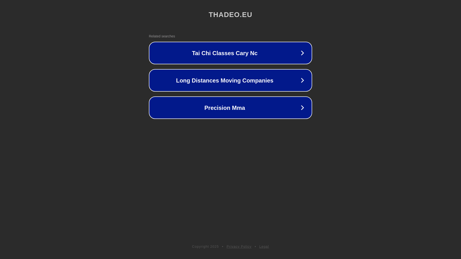 website screenshot of https://thadeo.eu/