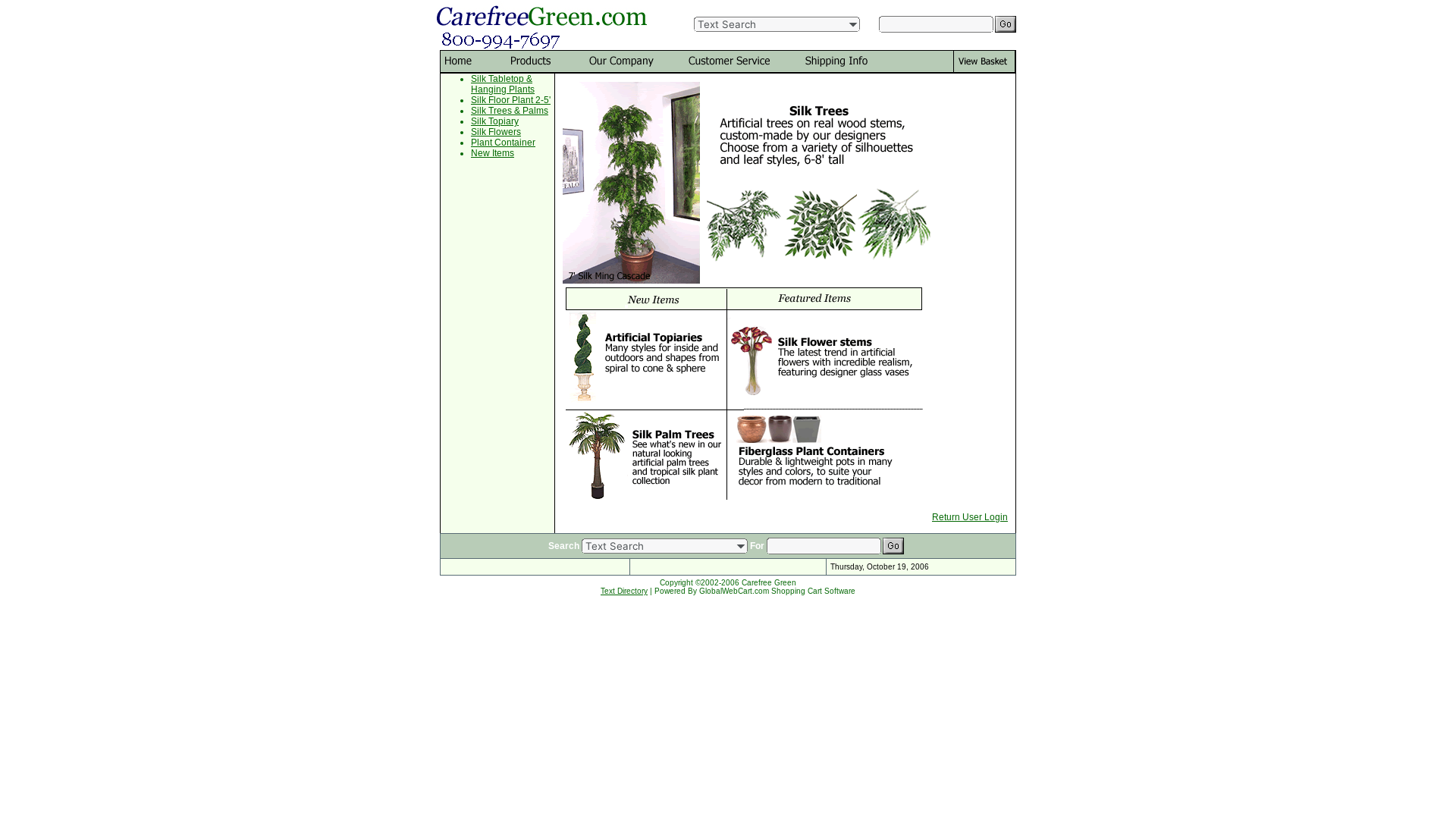 website screenshot of https://carefreegreen.pages.dev/