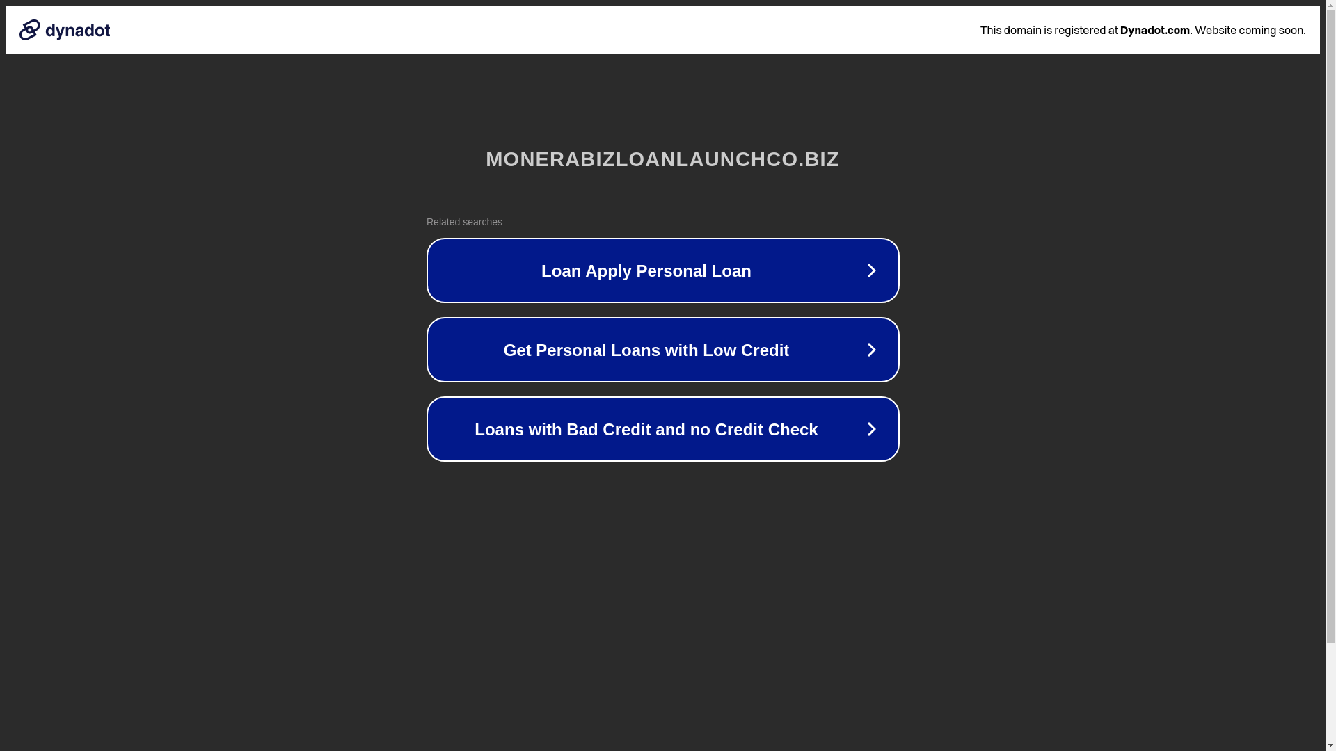 website screenshot of https://monerabizloanlaunchco.biz/