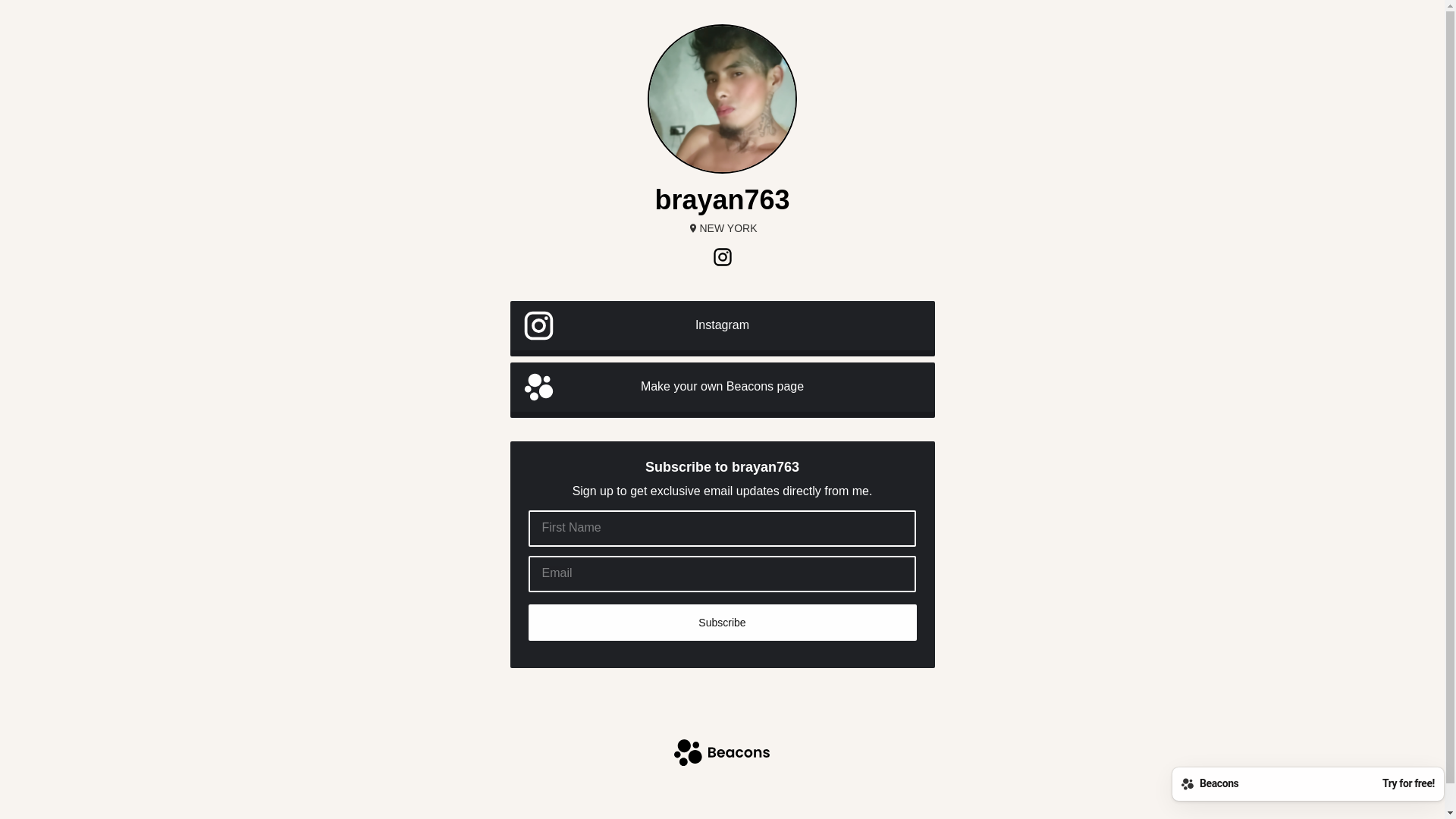 website screenshot of https://brayan763.com/