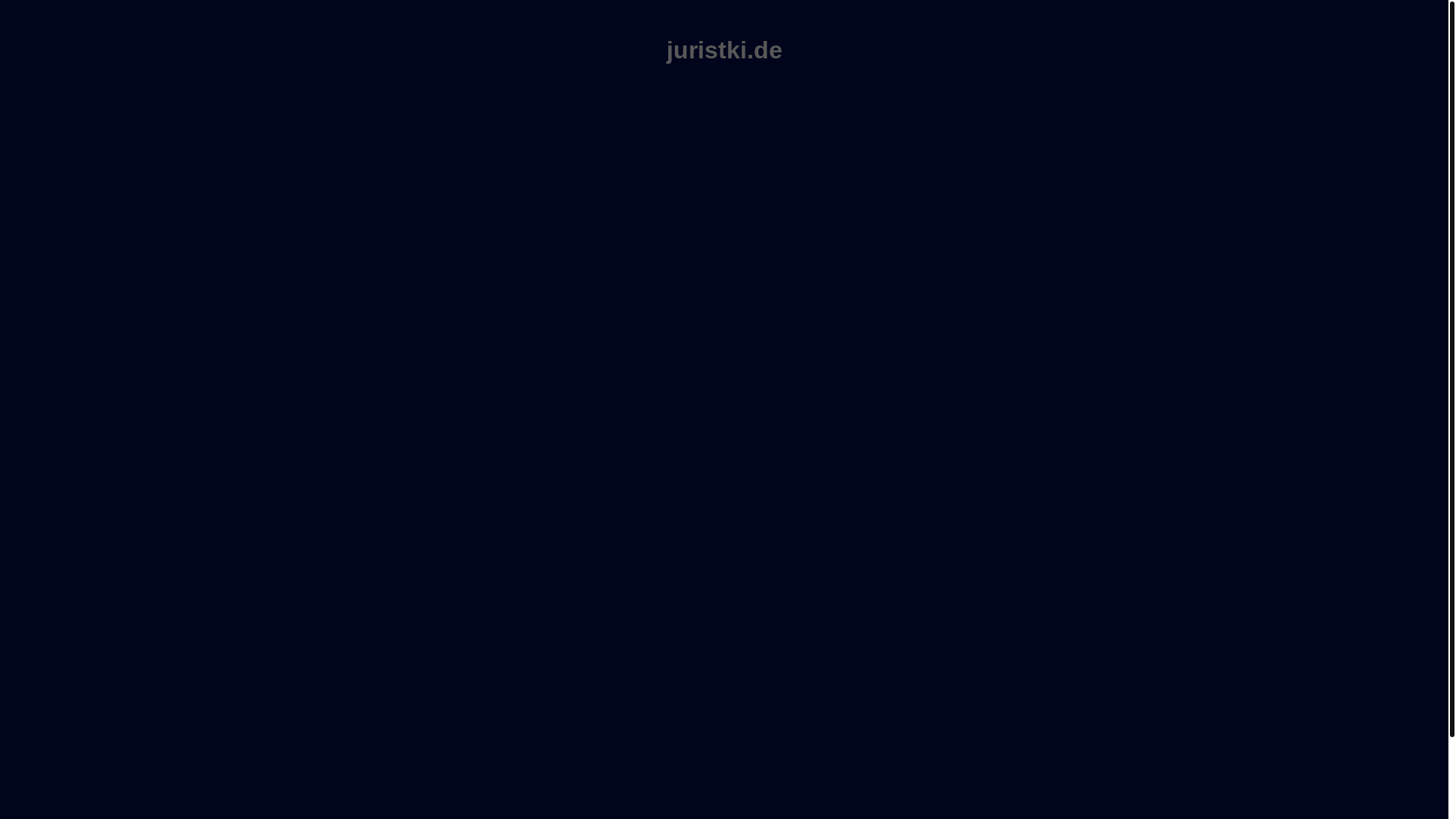website screenshot of https://juristki.de/