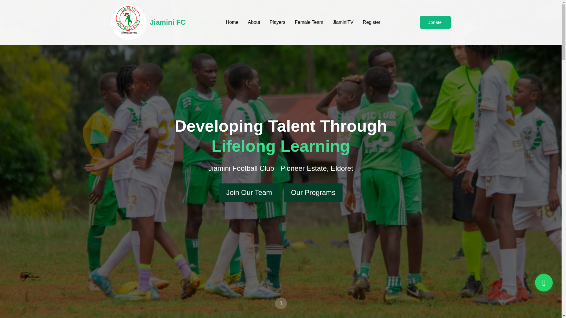 website screenshot of https://jiaminifc.com/