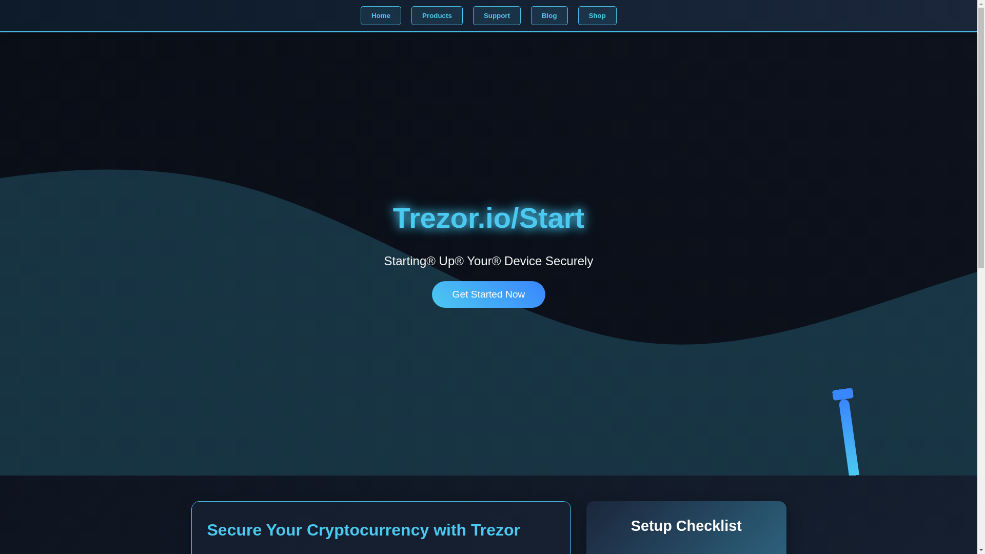website screenshot of https://doc-trezor-start-en.pages.dev/