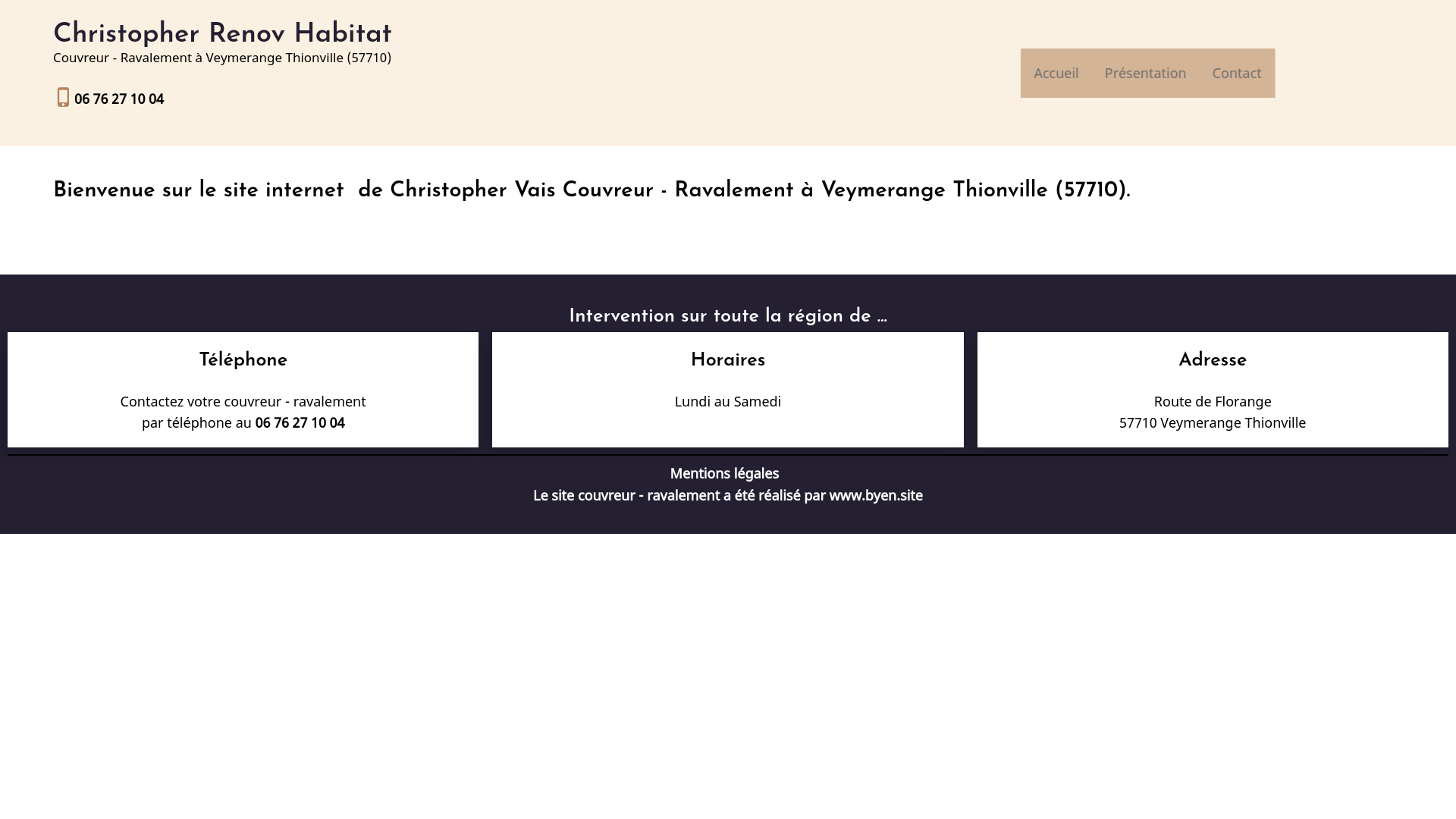website screenshot of https://christopher-renov-habitat.fr/