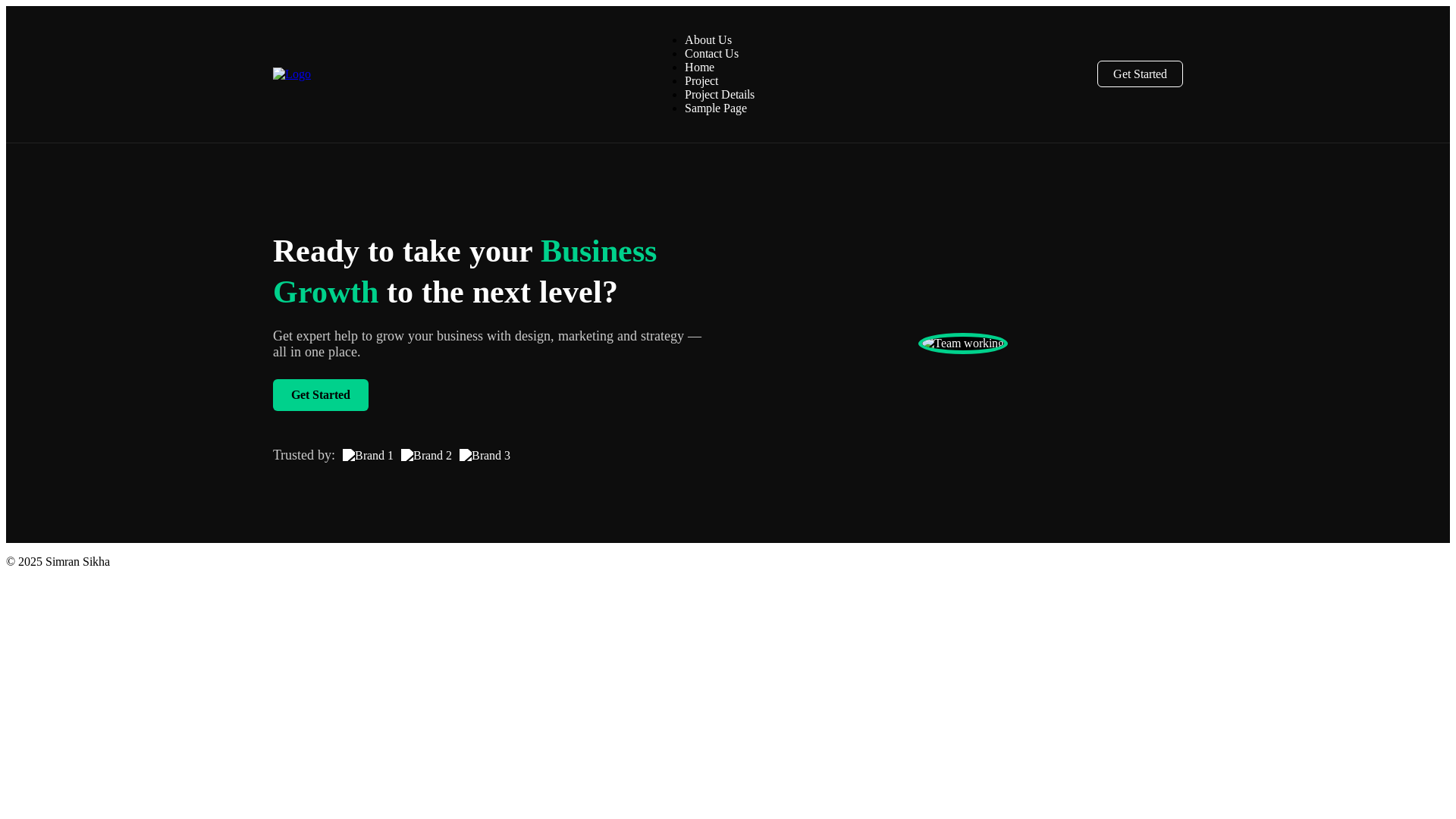 website screenshot of https://vivanwebworks.in/