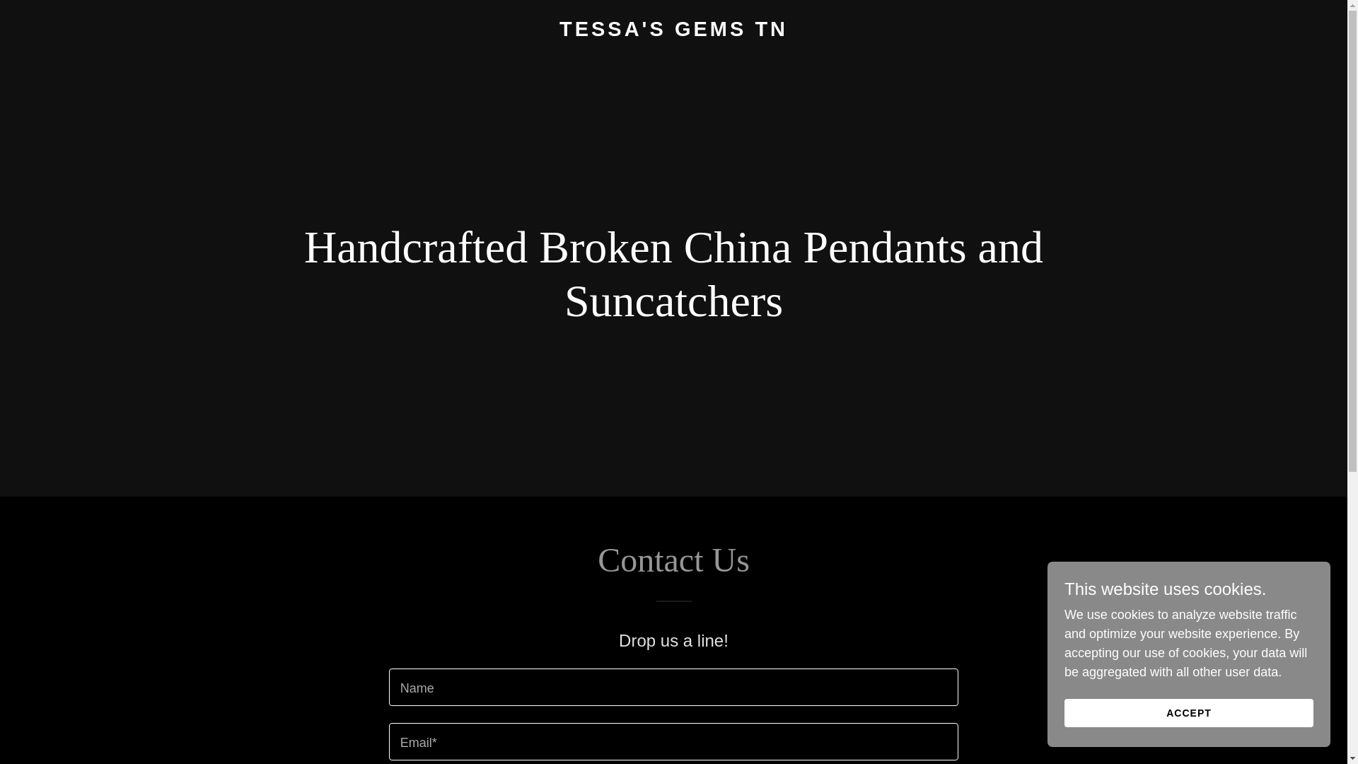 website screenshot of https://tessasgemstn.com/